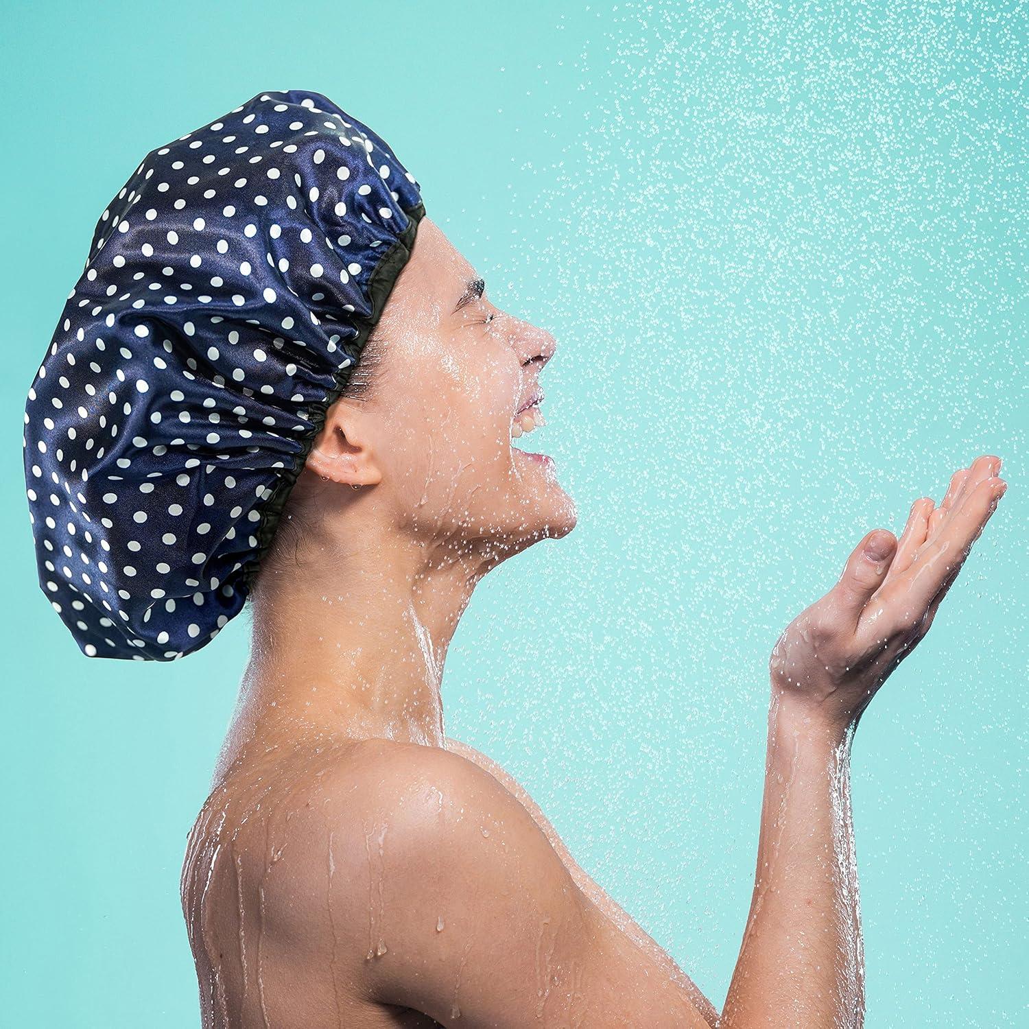 Gorros de Ducha Reutilizables UB-STORE 3 Colores para Cabello