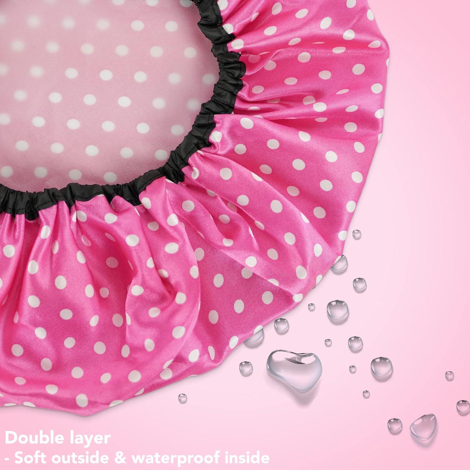 Gorros de Ducha Reutilizables UB-STORE 3 Colores para Cabello