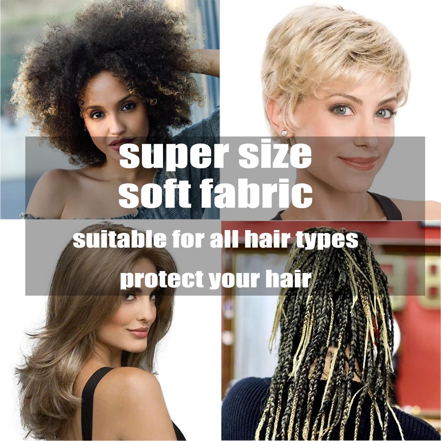 Gorro de Ducha Grande Amamba 34 cm Satén Impermeable Ajustable