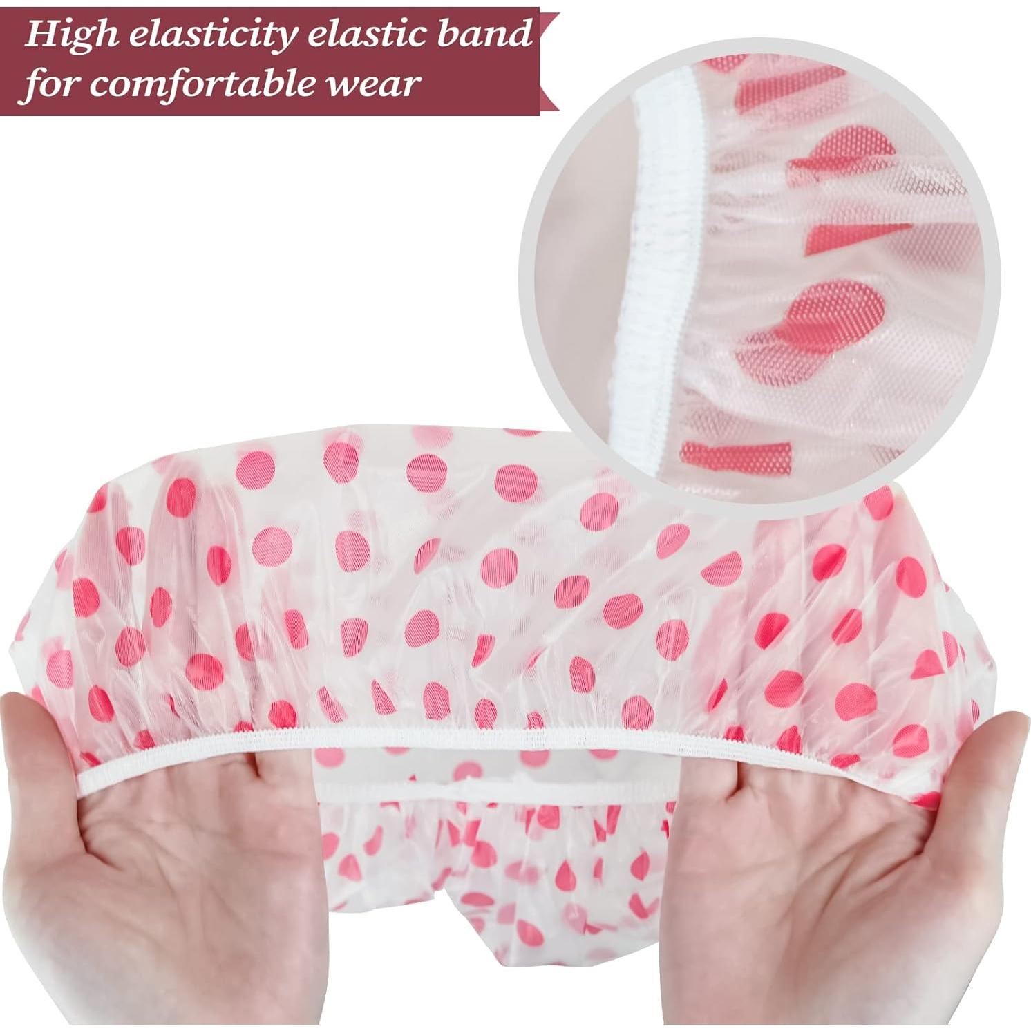 3 Gorras de Ducha Impermeables Zuihug - Desechables y Reutilizables