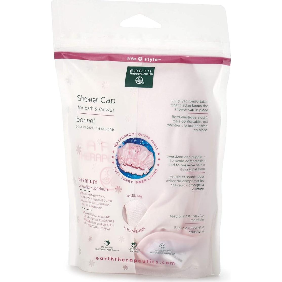 Gorro de Ducha Deluxe Earth Therapeutics - Impermeable y Suave