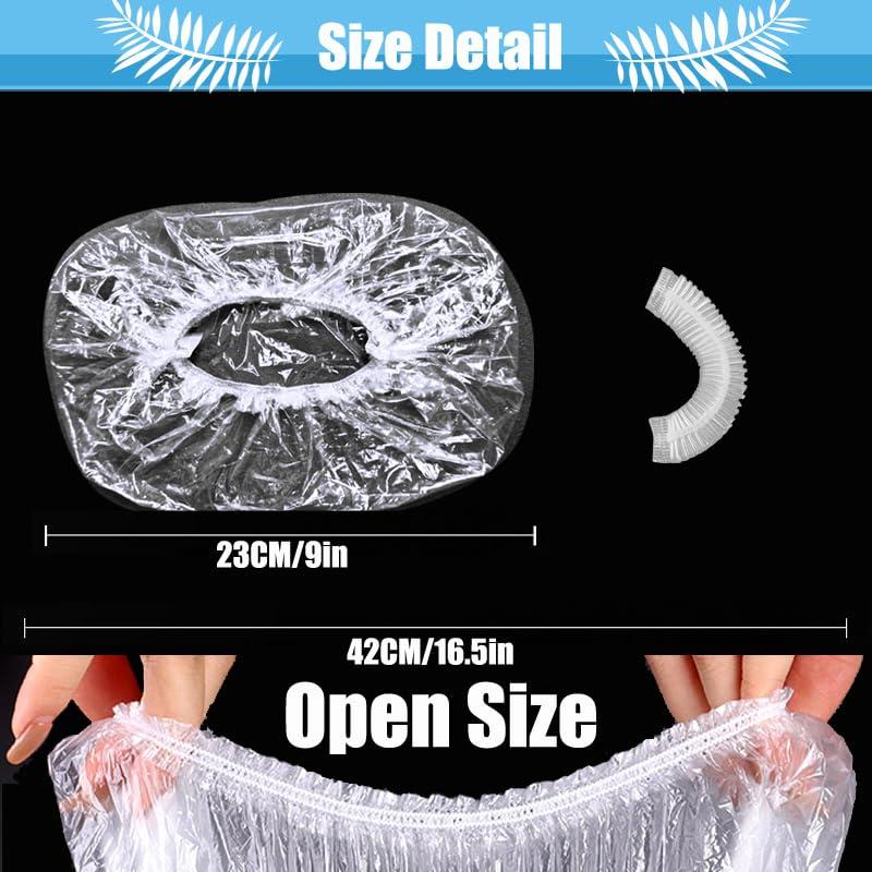 120 Gorras de Ducha Desechables Alabzphsia para Niños Unisex