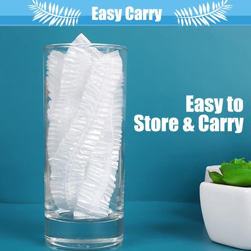 120 Gorras de Ducha Desechables Alabzphsia para Niños Unisex