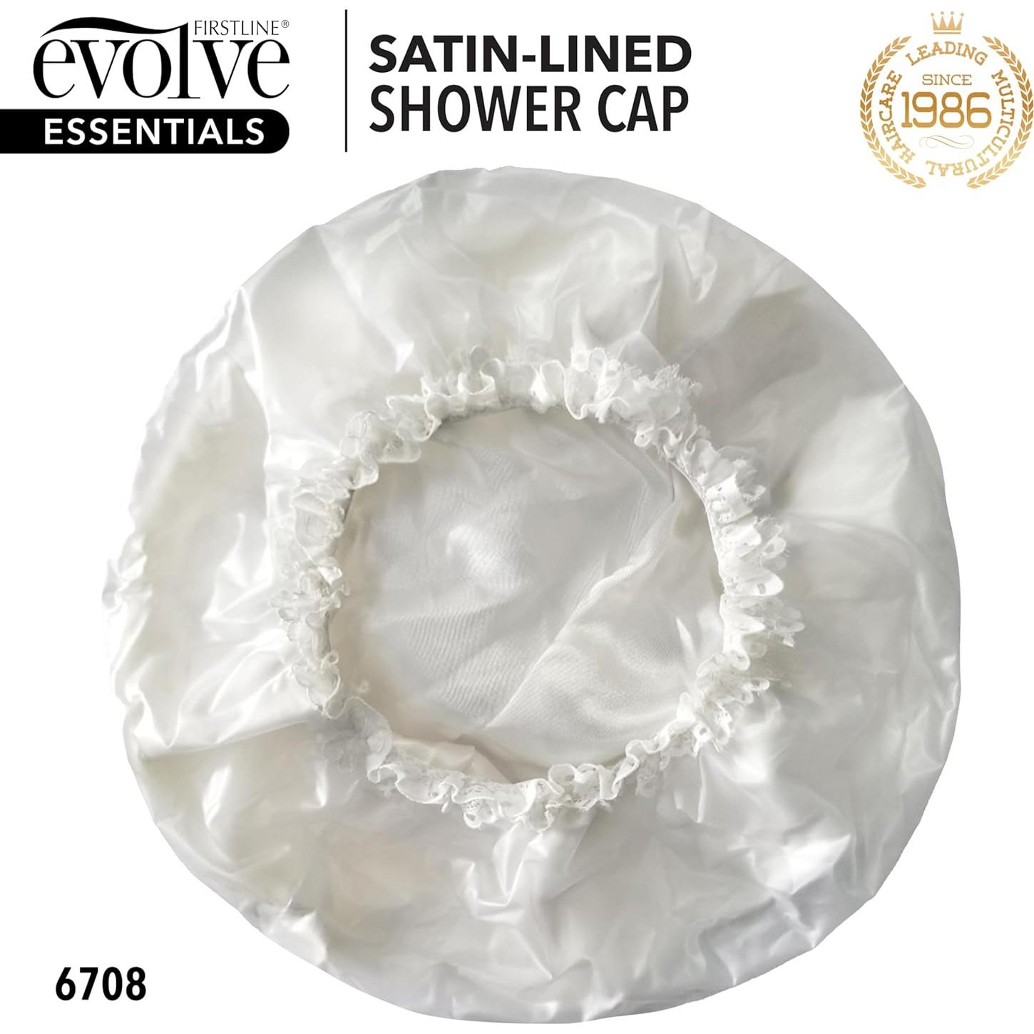 Gorro de Ducha Forrado Evolve Go Satin Marfil 15.8x10.5cm