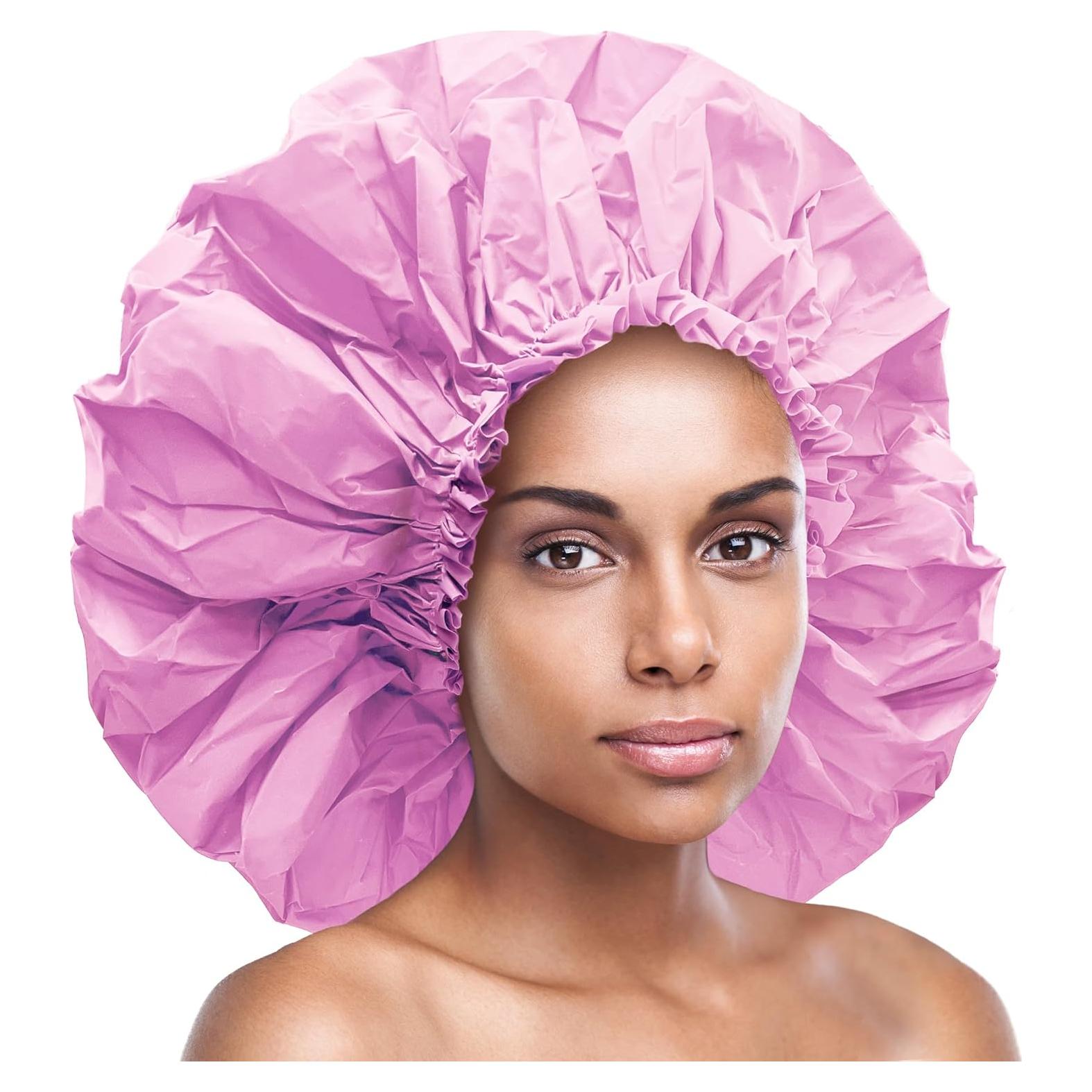 Gorro de Ducha Super Jumbo Donna Impermeable Rosa 1pc
