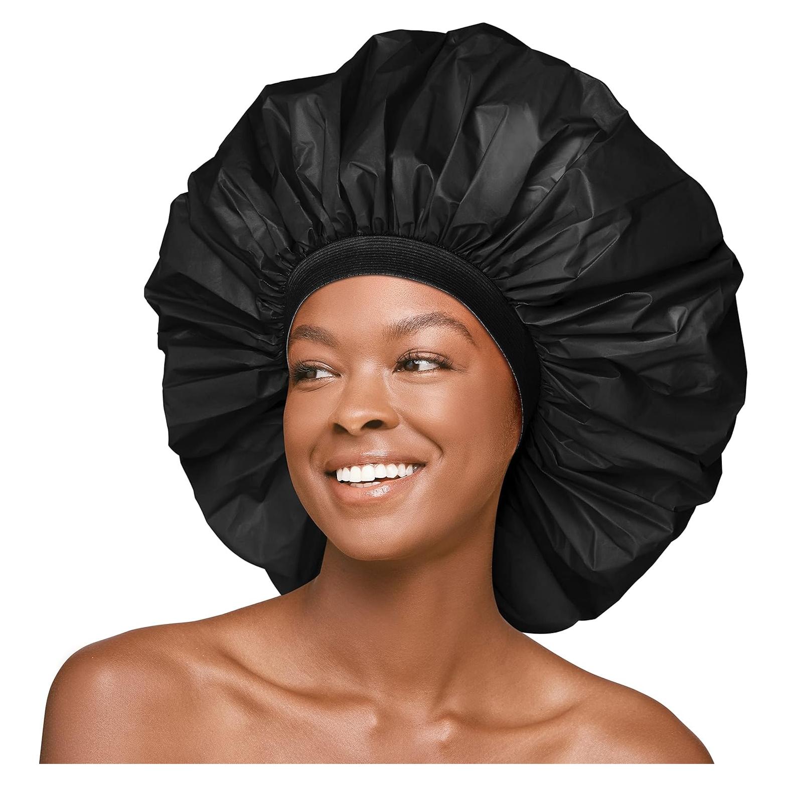 Gorro de Ducha Impermeable Red by Kiss Super Jumbo