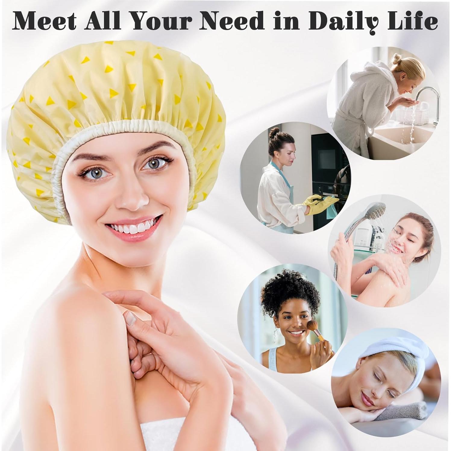 Gorro de Ducha Reutilizable Impermeable Choshion Grande