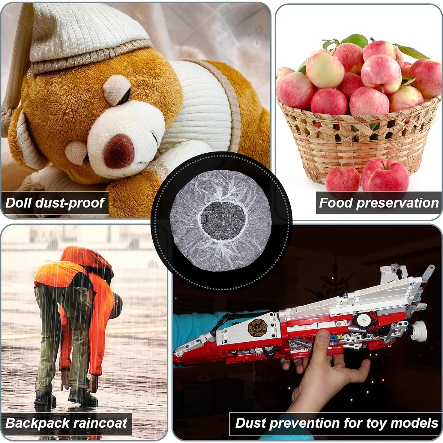 Gorras de Ducha Desechables SATINIOR 50 Pcs Grandes Impermeables