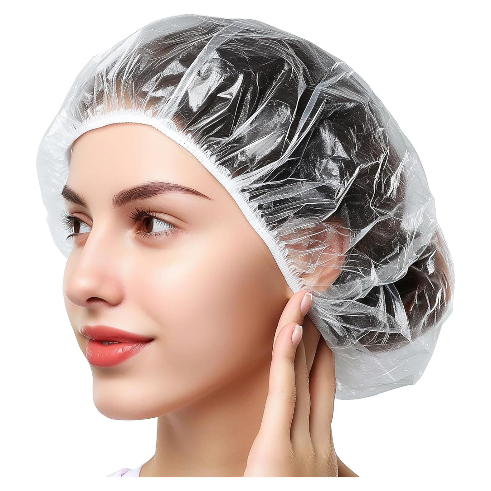 Gorros de Ducha Desechables Smilco 100PCS 51.8cm Impermeables