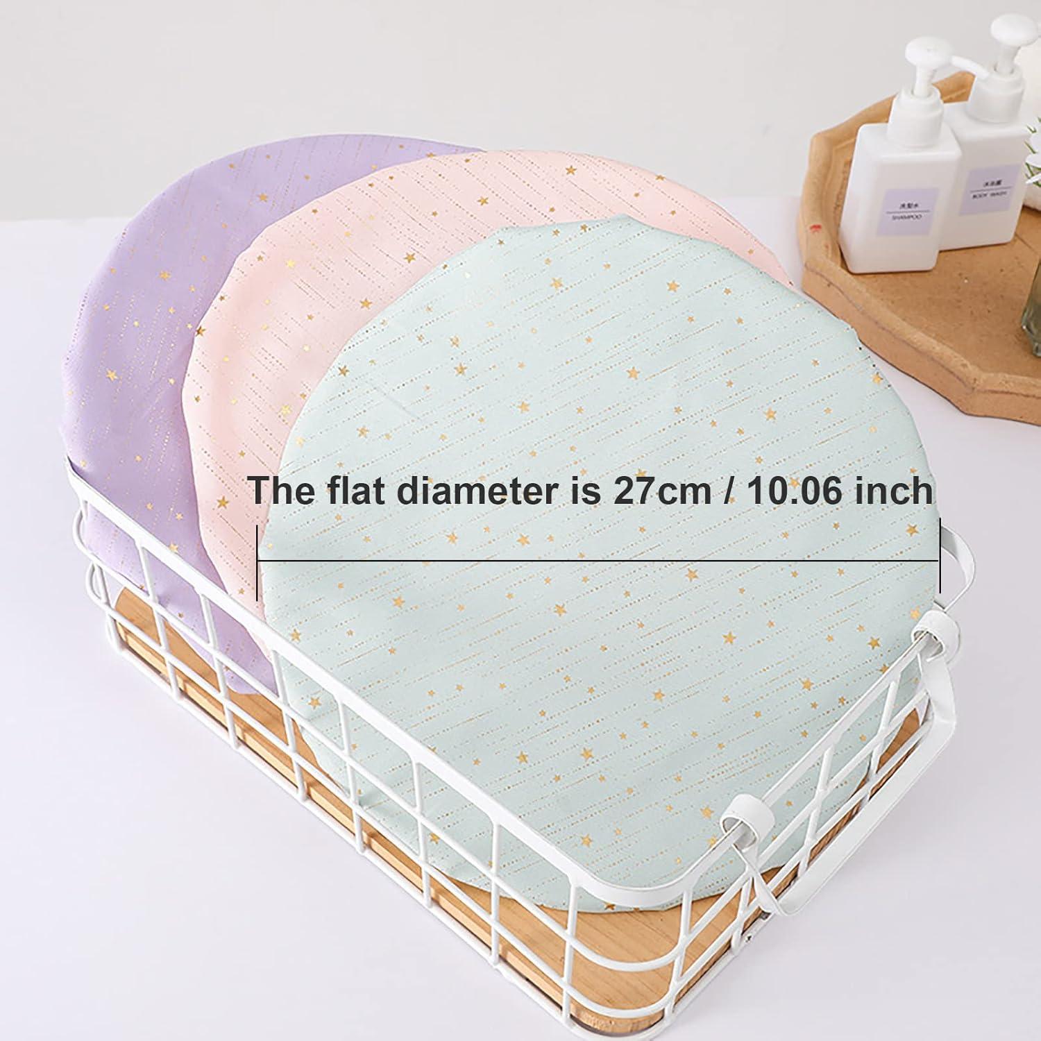 Gorro de Ducha Impermeable Qeuly 2 Piezas Doble Capa