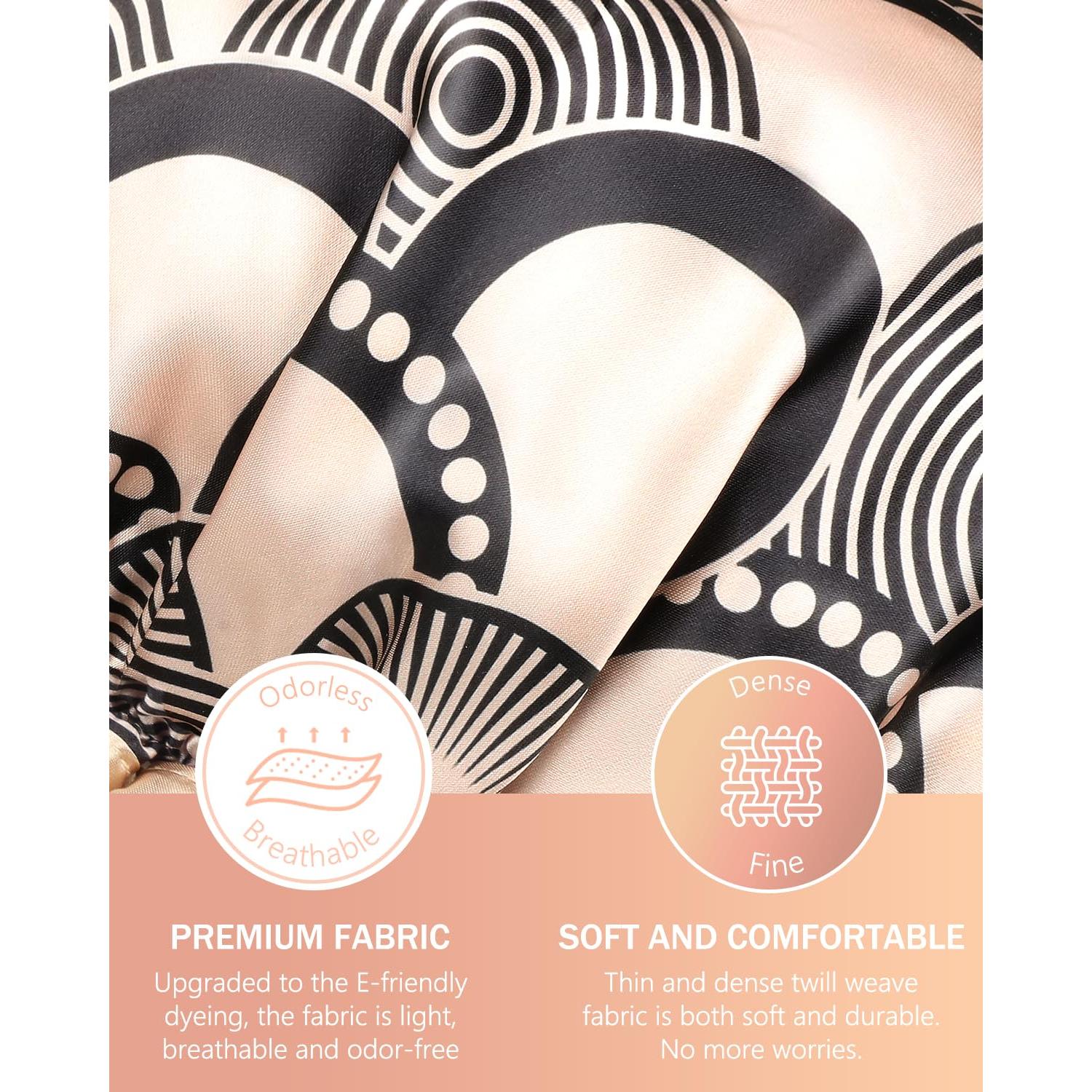 Gorro de Ducha Grande Mikimini Champagne Doble Capa Impermeable