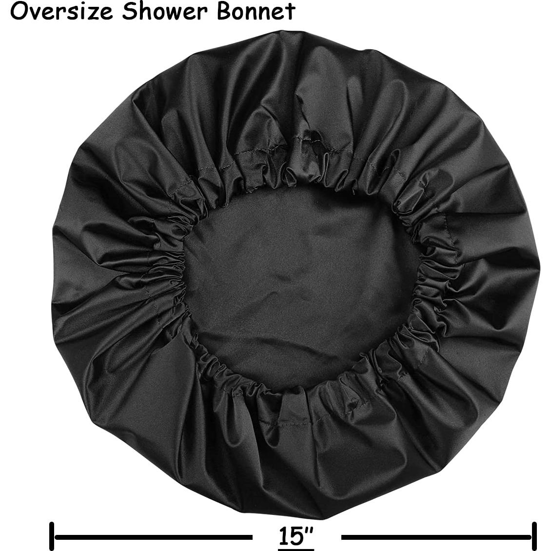 Gorro de Ducha Jumbo Impermeable Heerf para Cabello Largo