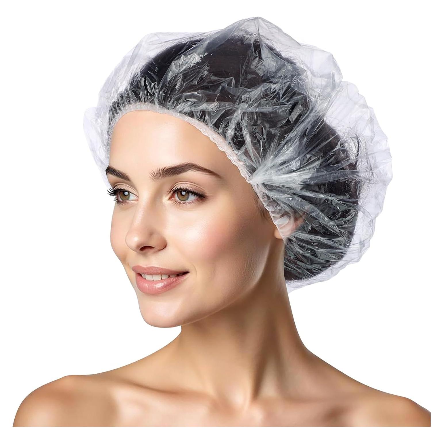 300 Gorras de Ducha Desechables Extra Grandes 52 cm - Pengxiaomei