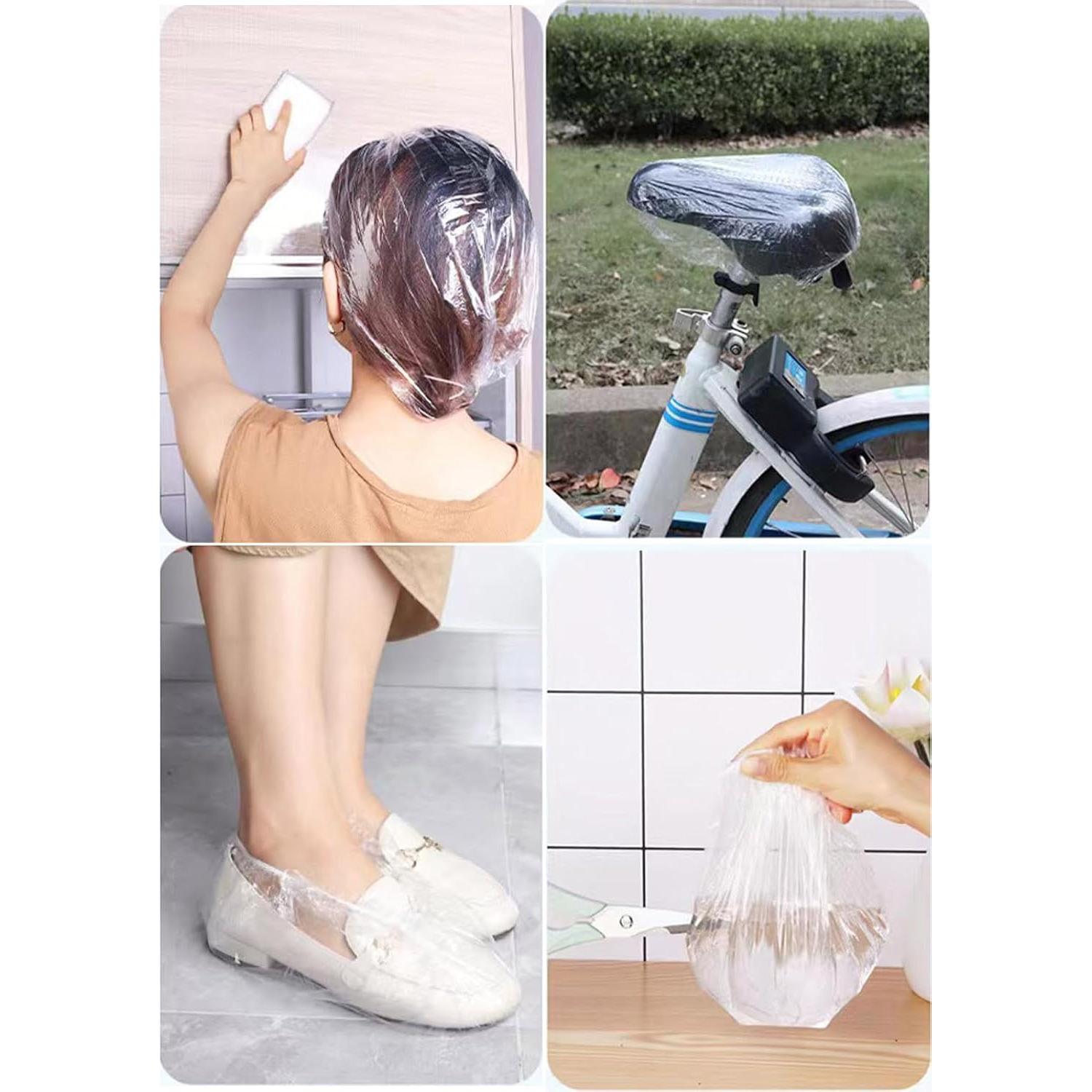 100 Gorras de Ducha Desechables Borsicge 52.1 cm Impermeables