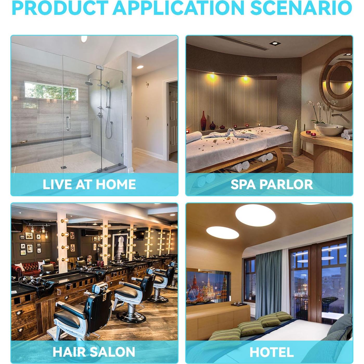 Gorros de Ducha Desechables Ortarco 100PCS 50.8cm Transparentes