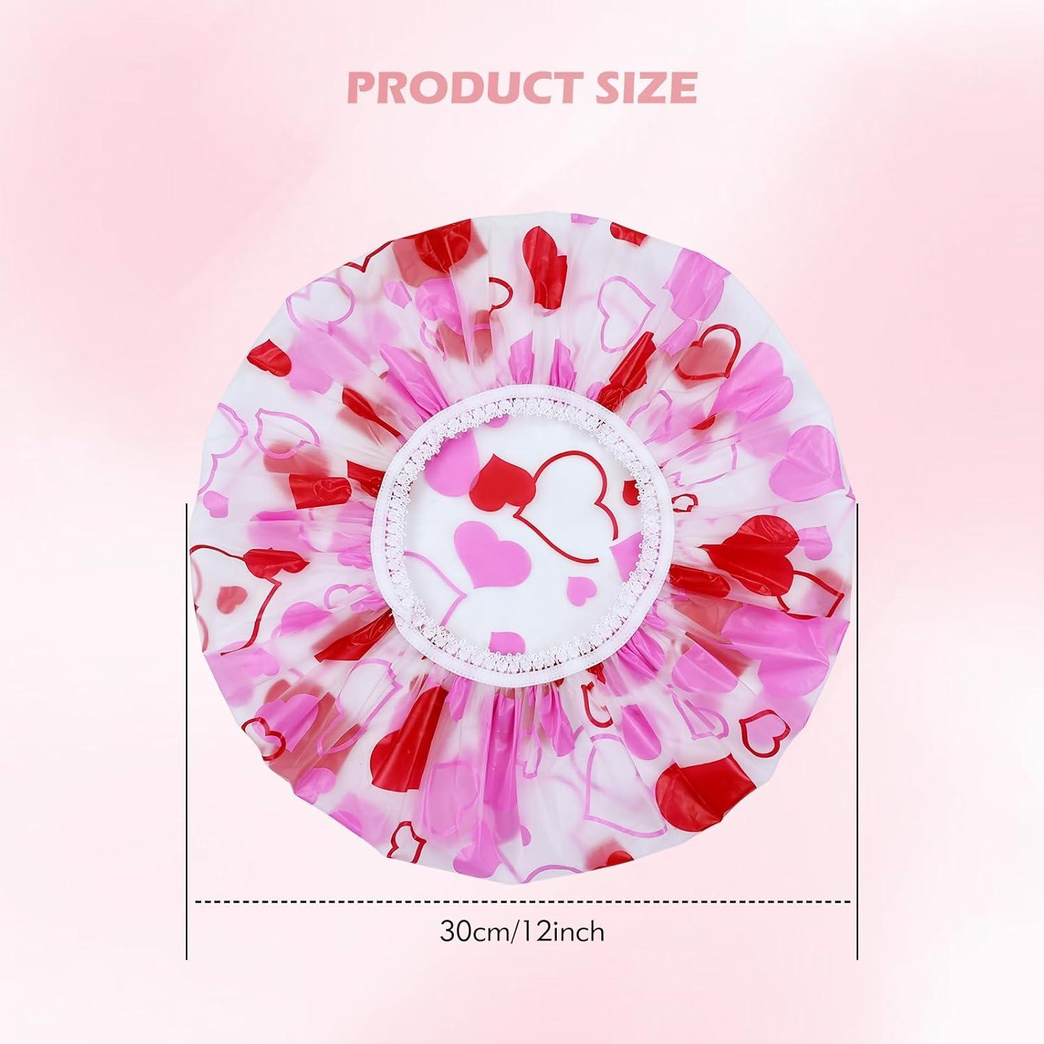 Set de 6 Gorras de Ducha Reutilizables Lawie - Impermeables y Ajustables