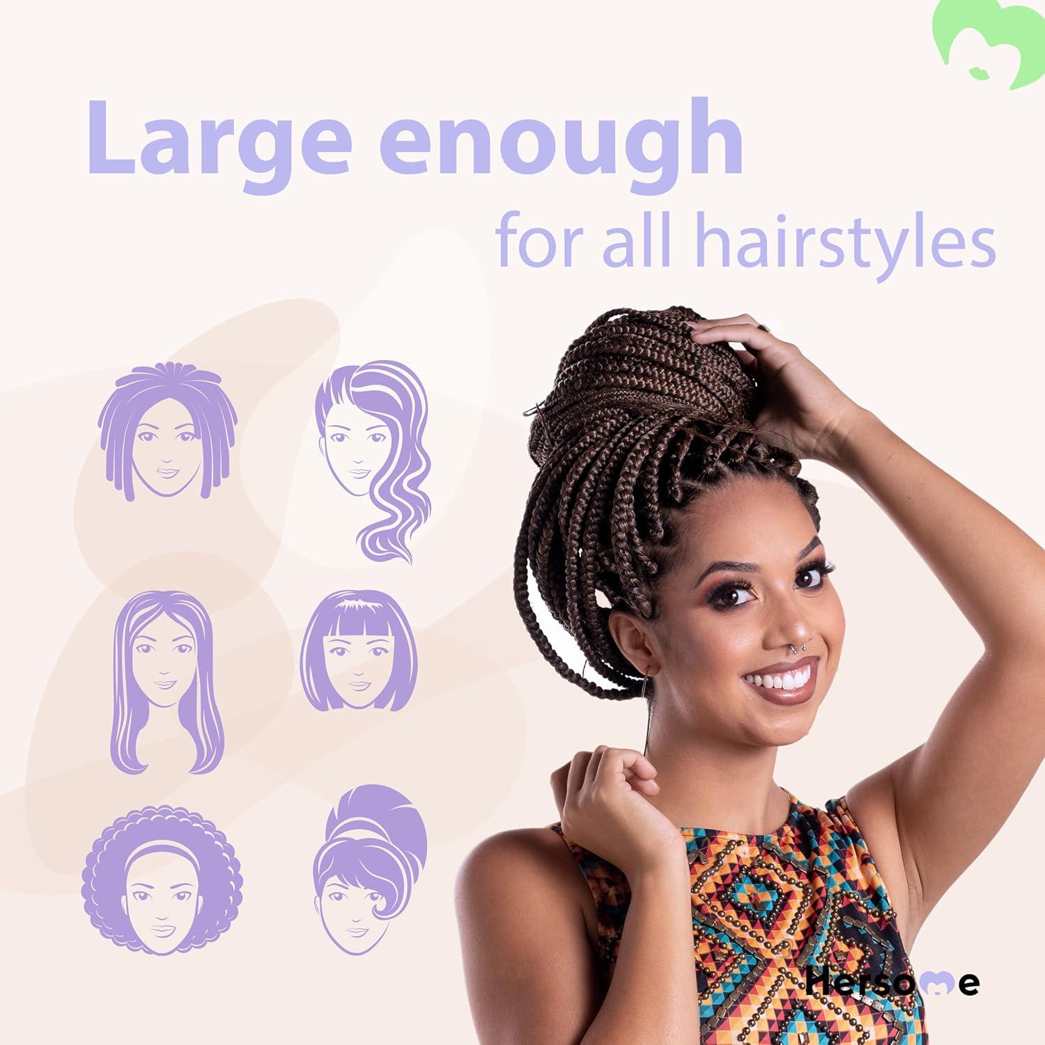 Gorro de Ducha Premium Hairsome Lila 100% Impermeable Grande