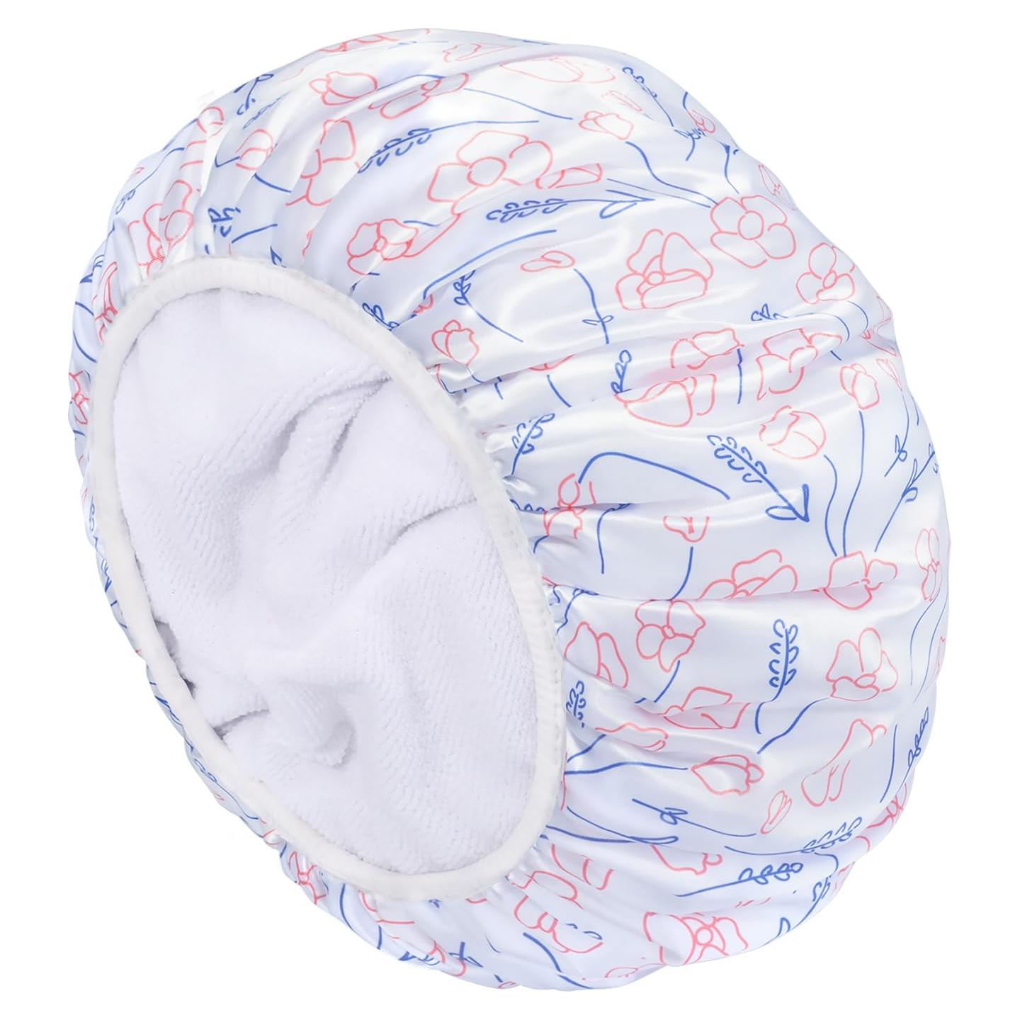 Gorro de Ducha Grande Gootty Triple Capa Impermeable