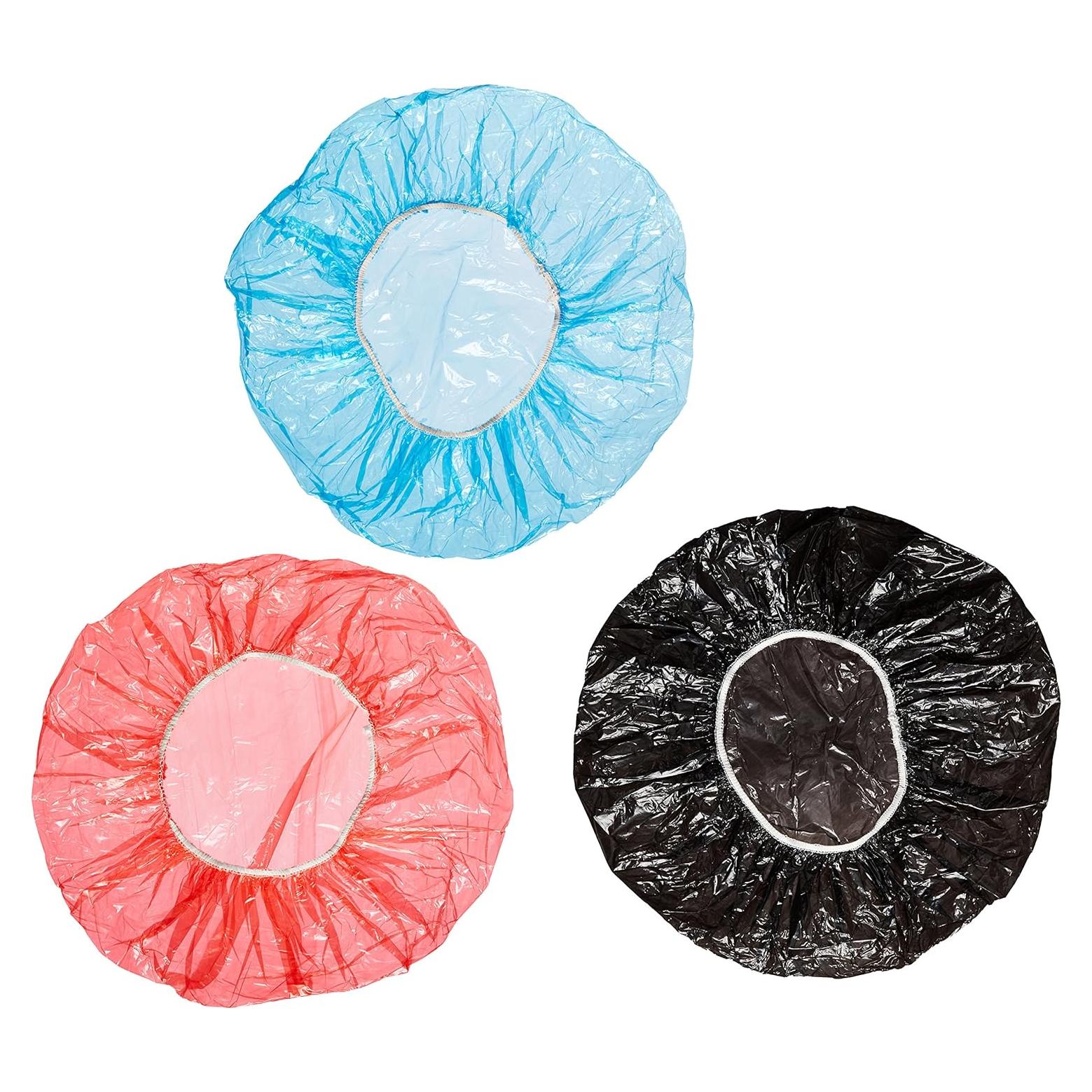 Gorros de Procesamiento Diane - 30 Unidades Colores Rojo, Azul y Negro