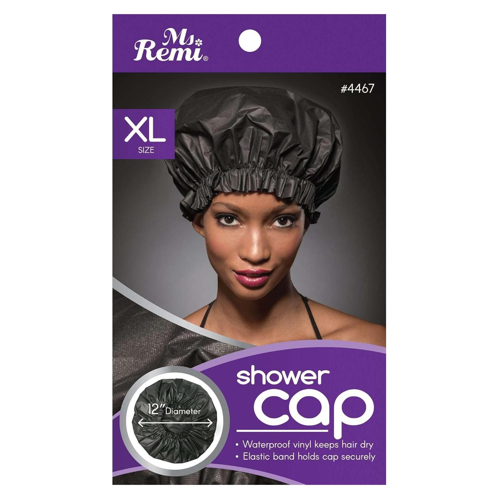 Gorro de Ducha Annie Negro Extra Grande Vinilo Resistente