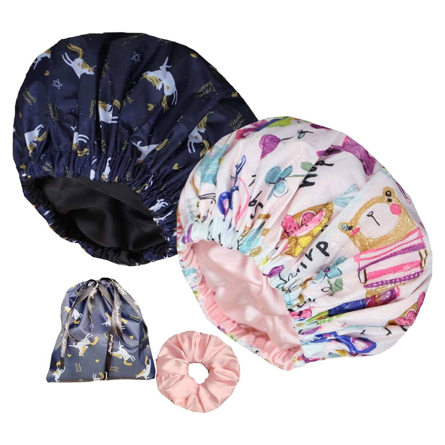 Gorro de Ducha Reutilizable Genergy Doble Capa Impermeable 35.56cm