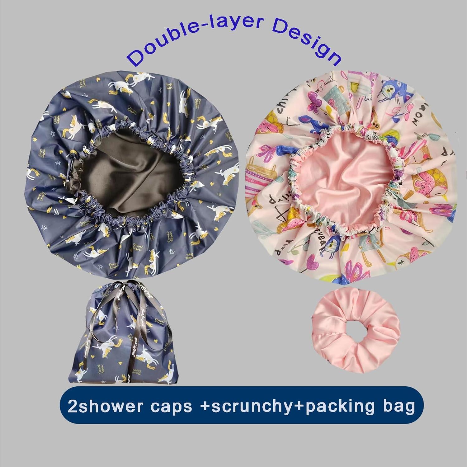 Gorro de Ducha Reutilizable Genergy Doble Capa Impermeable 35.56cm