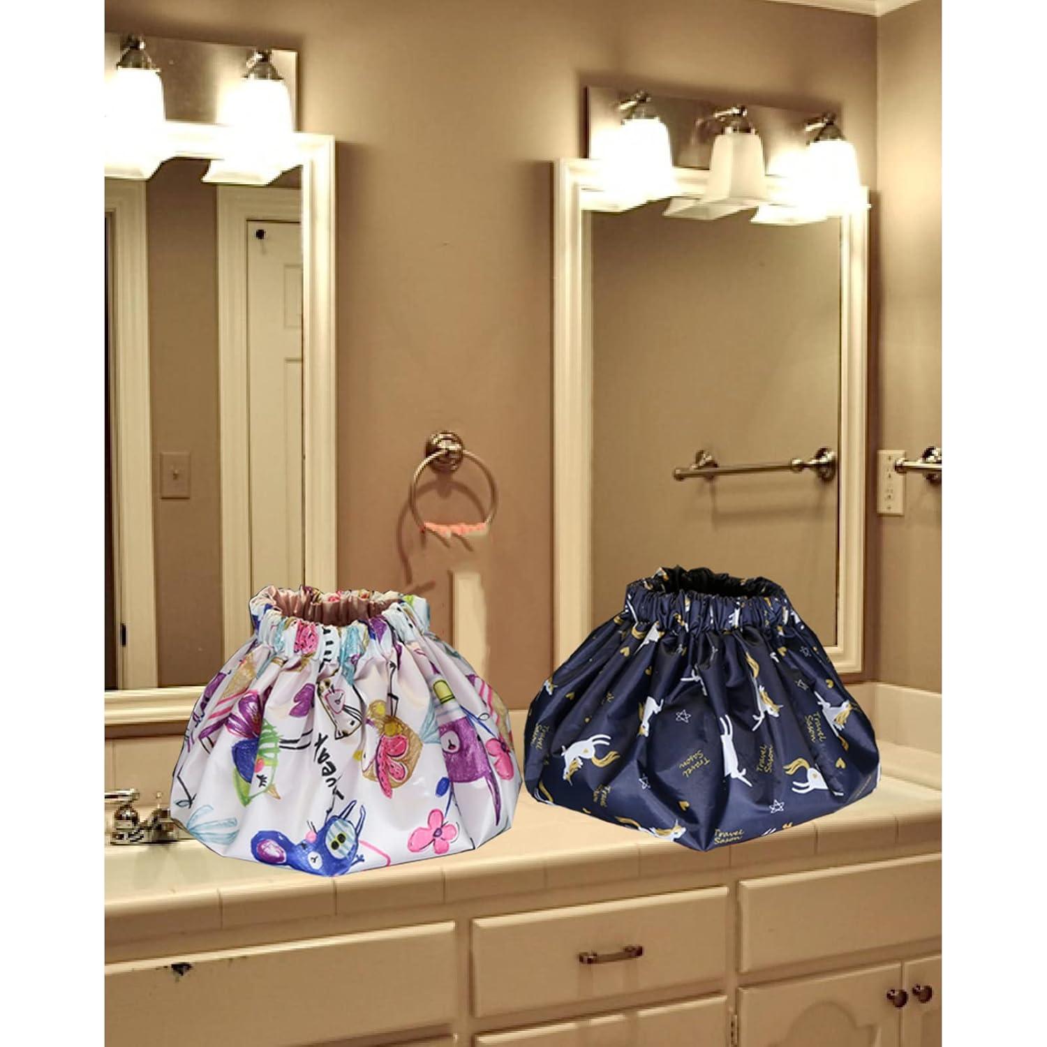 Gorro de Ducha Reutilizable Genergy Doble Capa Impermeable 35.56cm