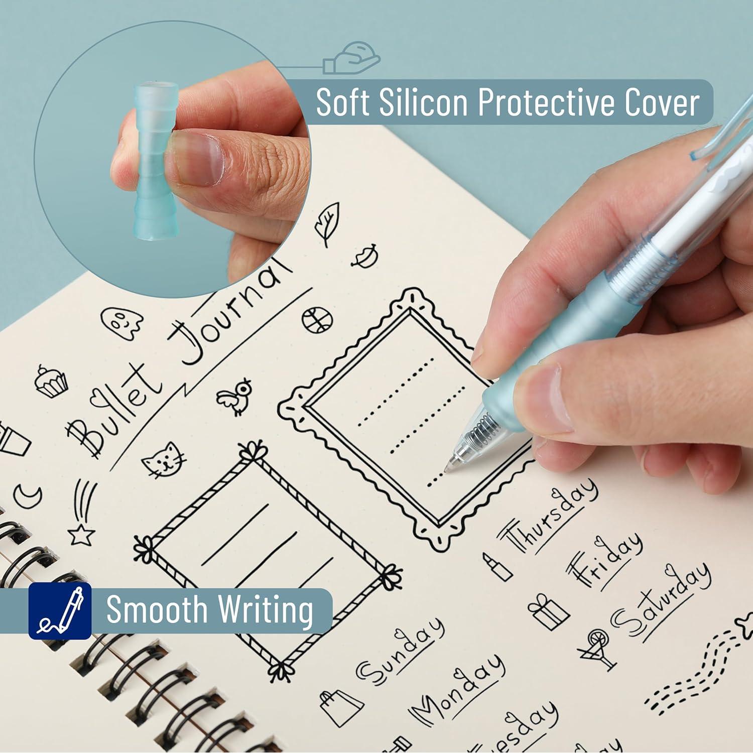 Juego de bolígrafos de gel Mr. Pen 12 unidades azul pastel