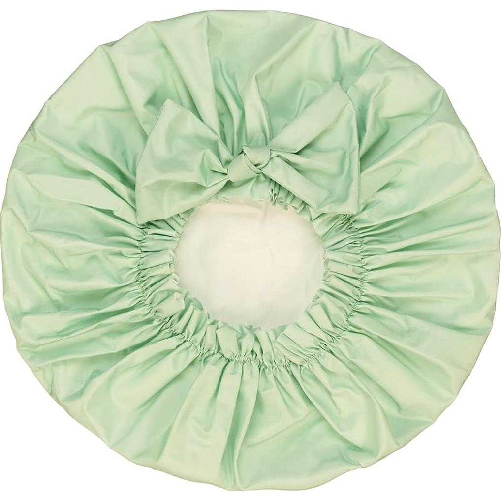 Gorro de Ducha Reutilizable KISMETICS Grande Impermeable Sage