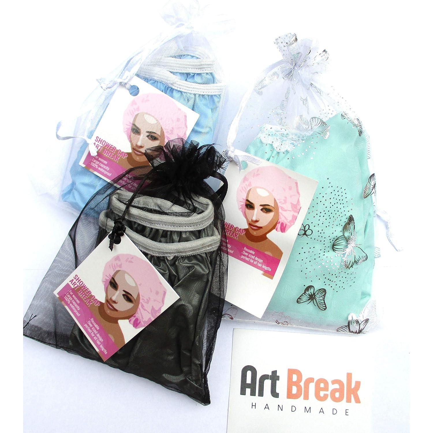 Gorro de Ducha Reutilizable Art Break Gris Unisex