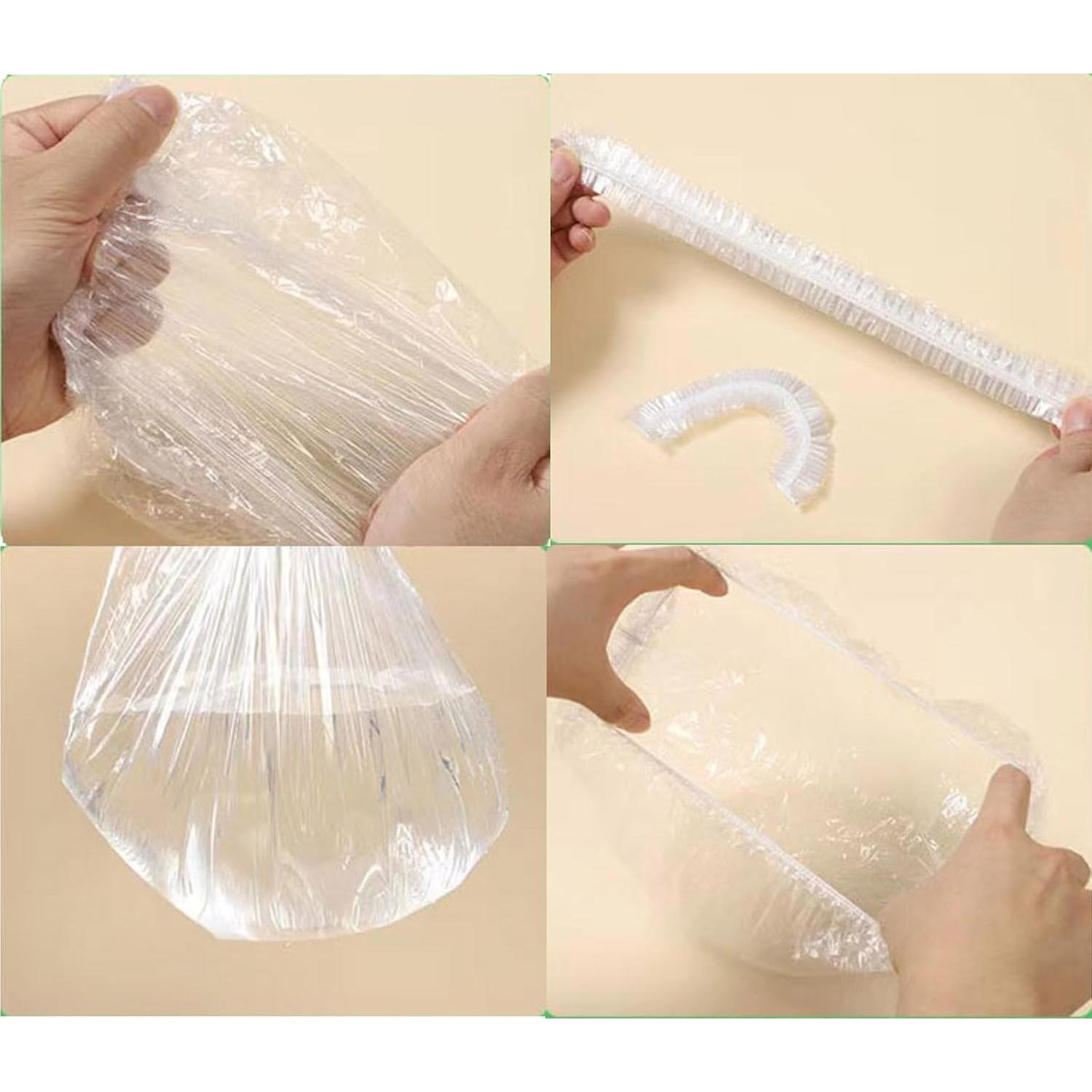 200 Gorras de Ducha Desechables Plásticas Borsicge 46 cm