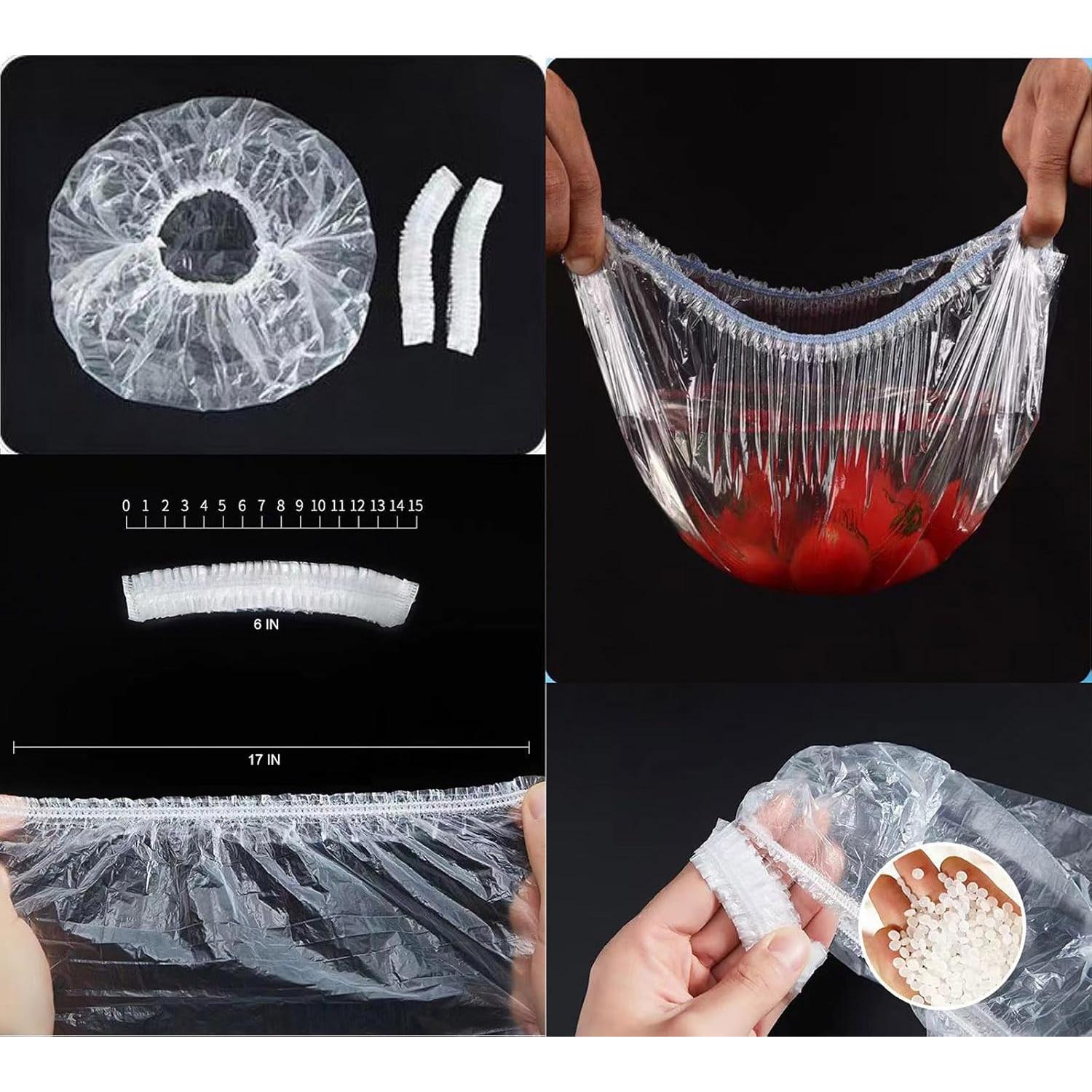 200 Gorras de Ducha Desechables Plásticas Borsicge 46 cm