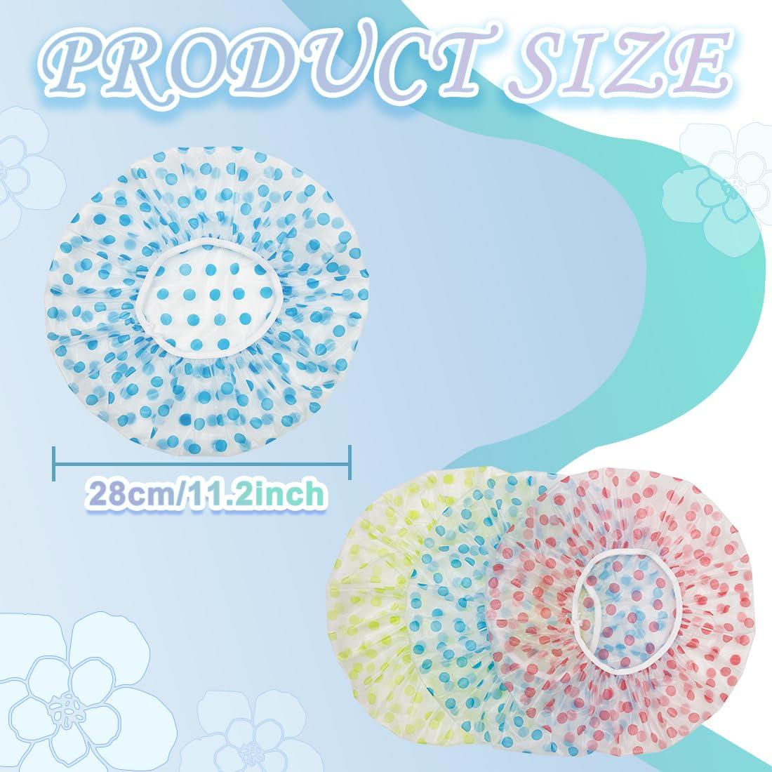 18 Gorras de Ducha Reutilizables ZGQHZR Impermeables 28cm