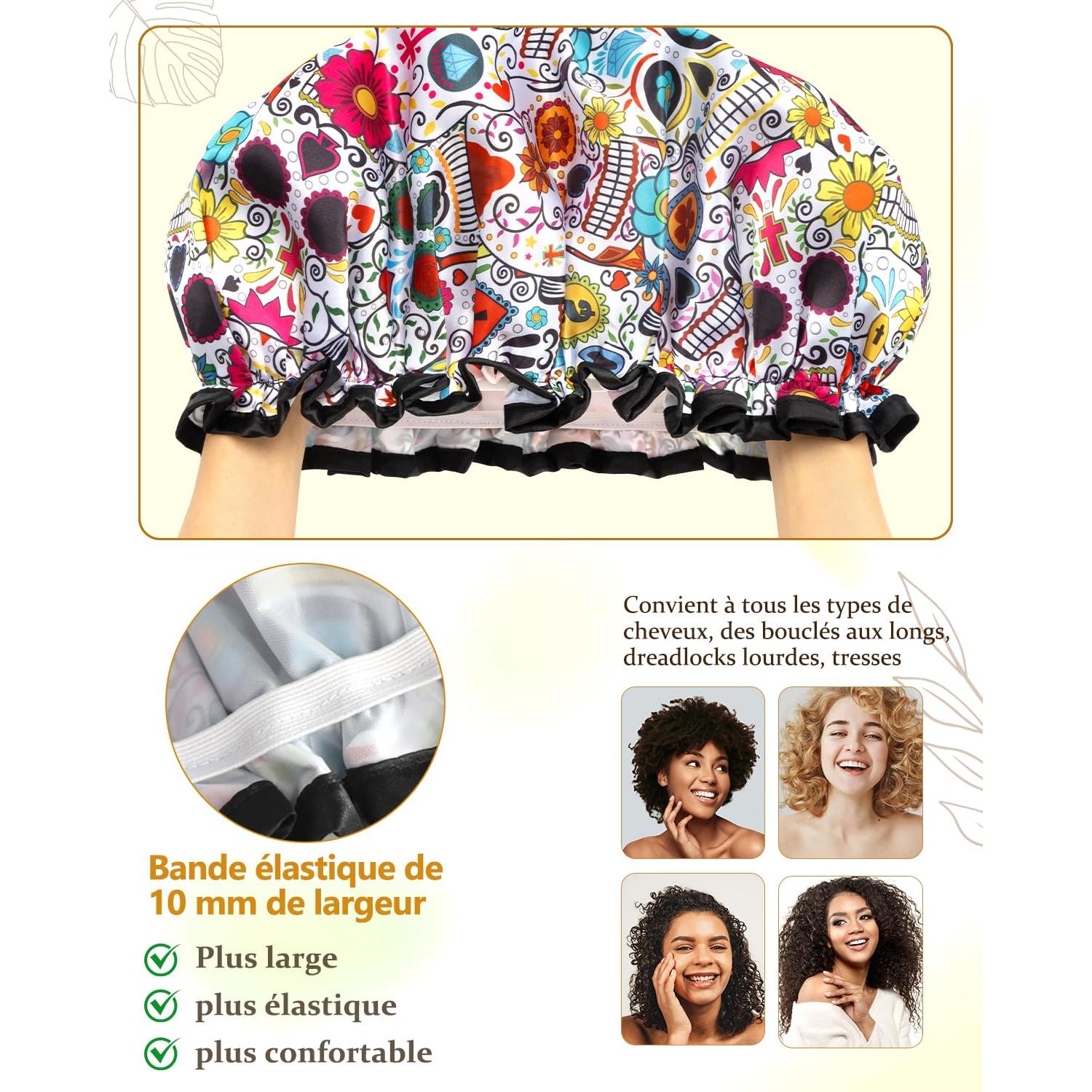 Gorro de Ducha Reutilizable Mikimini Doble Capa Mediano