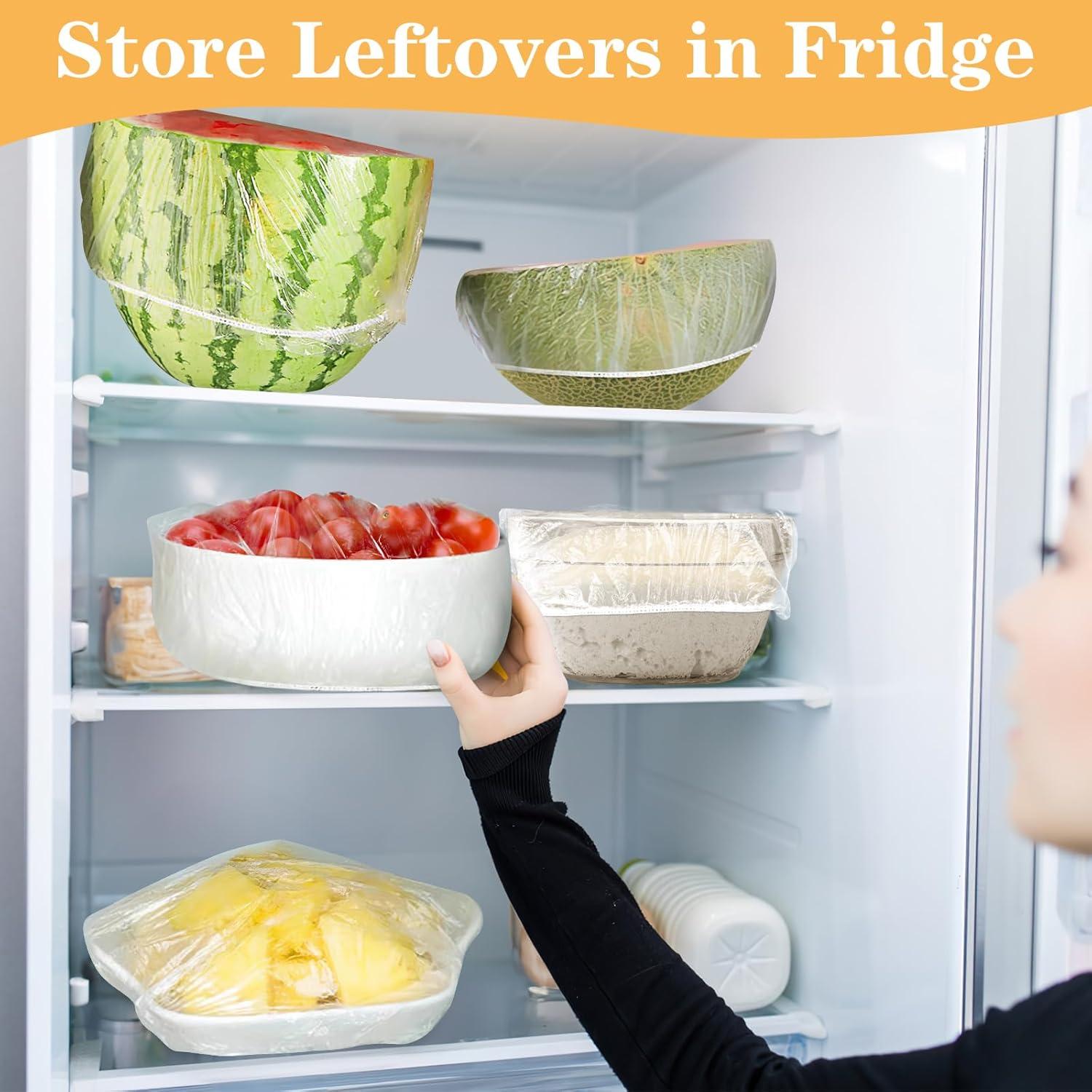 200 Cubiertas de Tazón de Plástico Reutilizables Reastar 28 cm