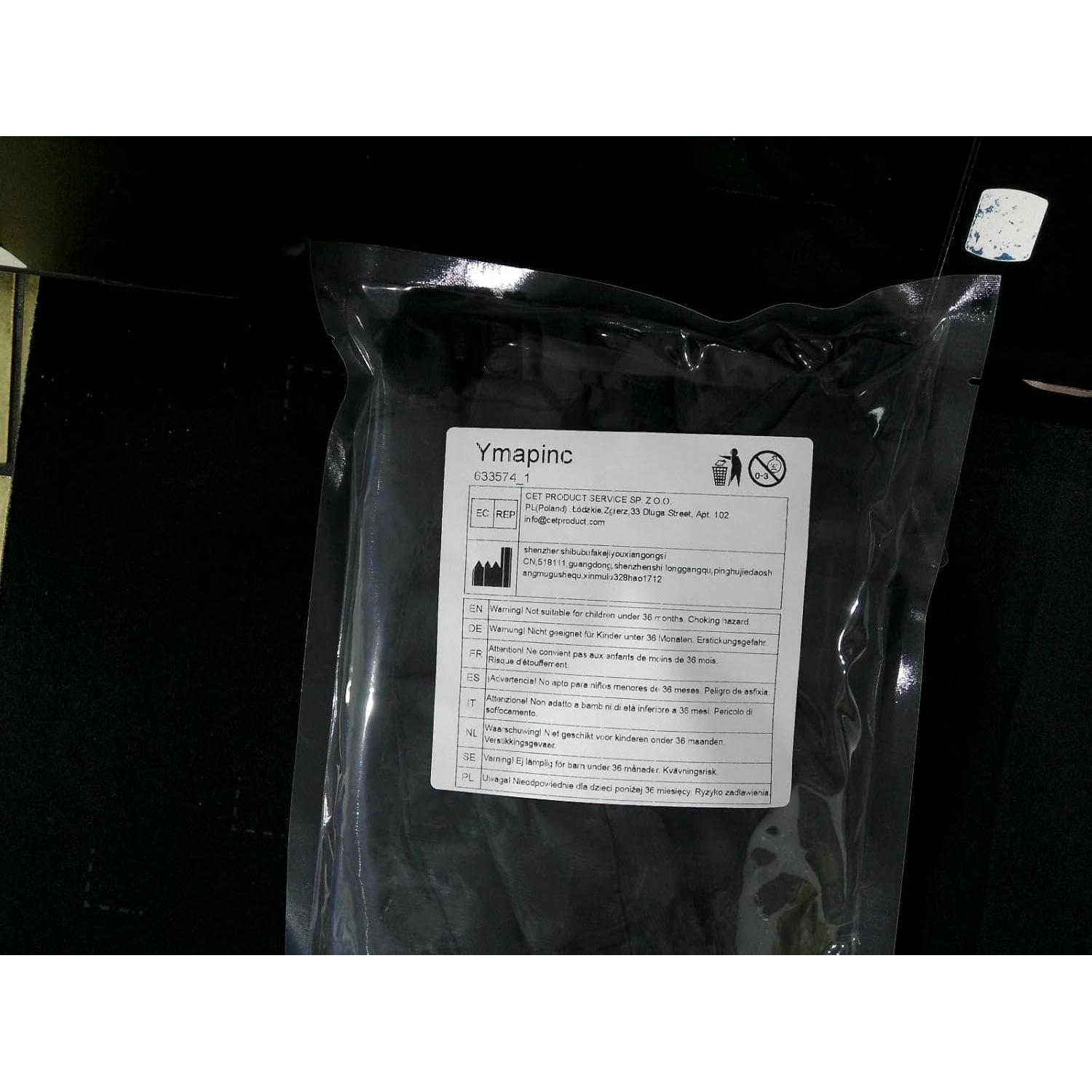 Gorro de Ducha Impermeable Negro Ajustable para Hombres