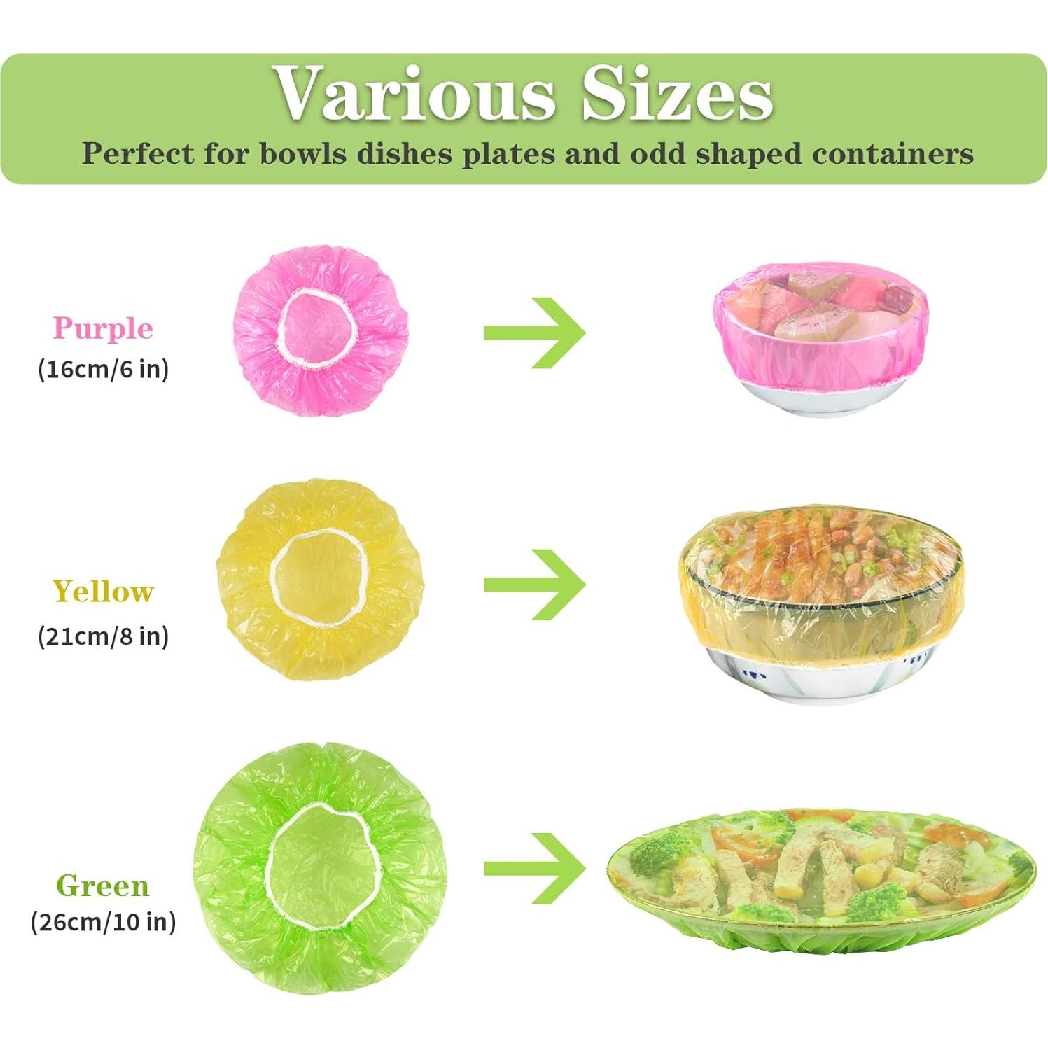 Cubiertas de Tazón Reastar 60 Piezas 15.24-25.4 cm Reutilizables