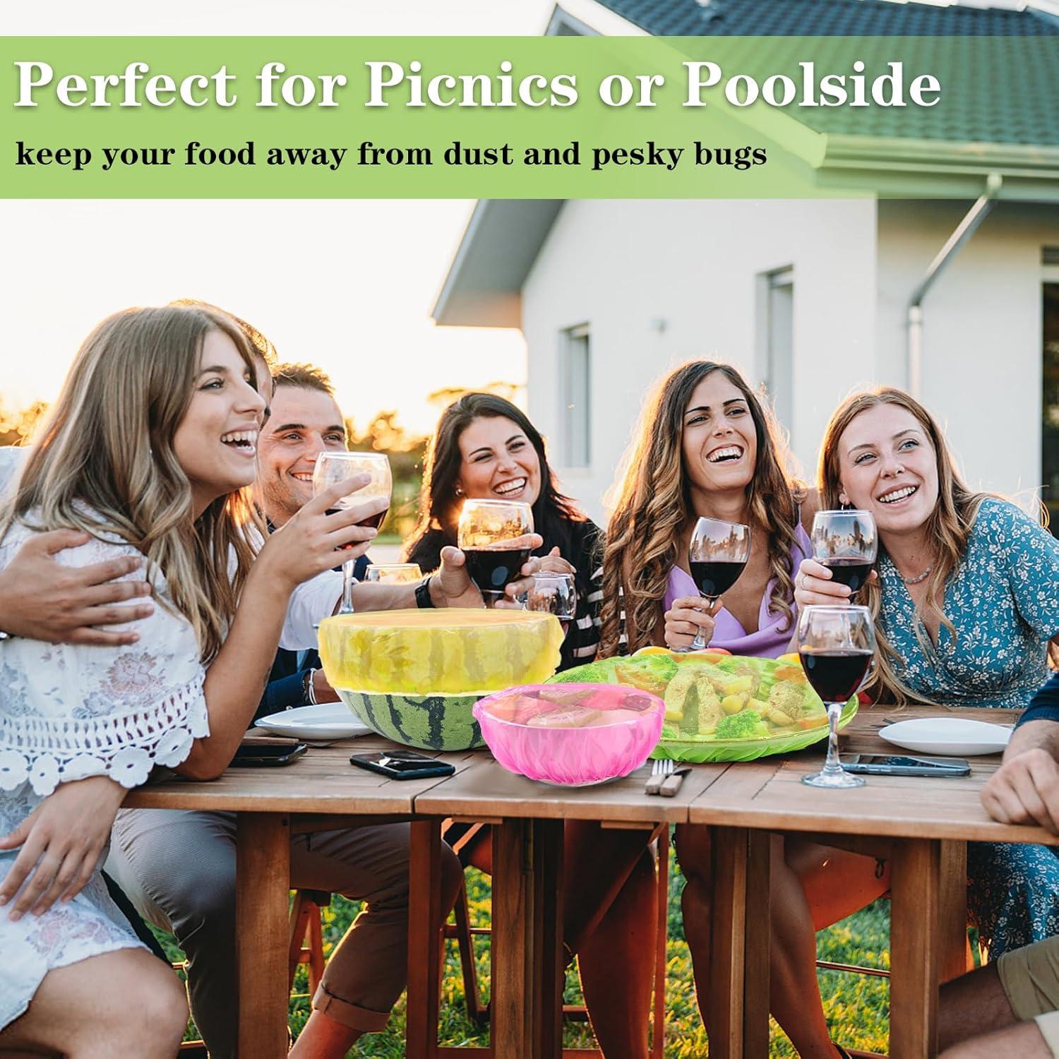 Cubiertas de Tazón Reastar 60 Piezas 15.24-25.4 cm Reutilizables