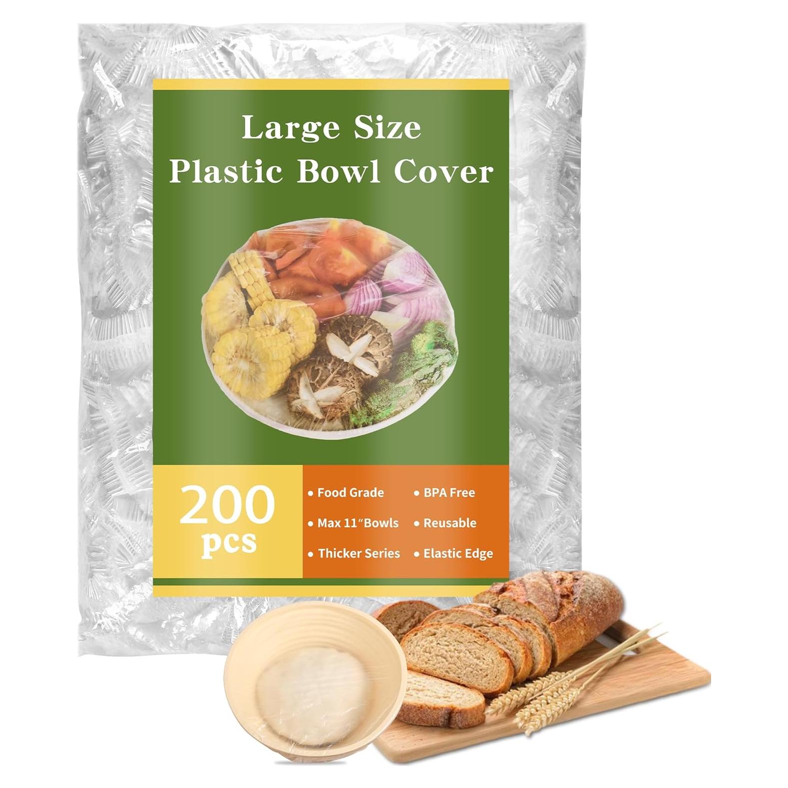 200 Cubiertas de Tazón Elásticas RXRRXR para Alimentos