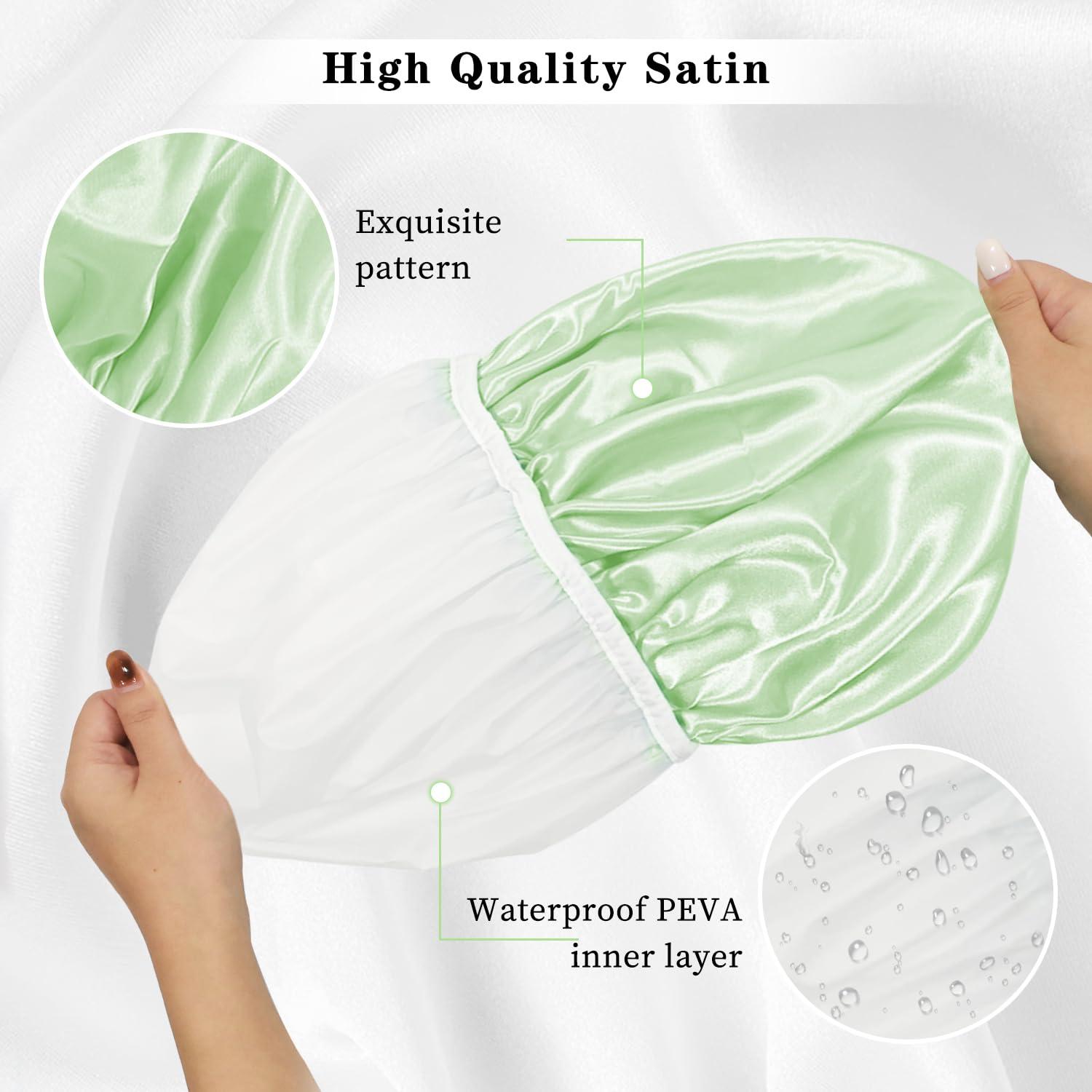 Gorros de Ducha Reutilizables Mis Cosas Novedosas 3PC