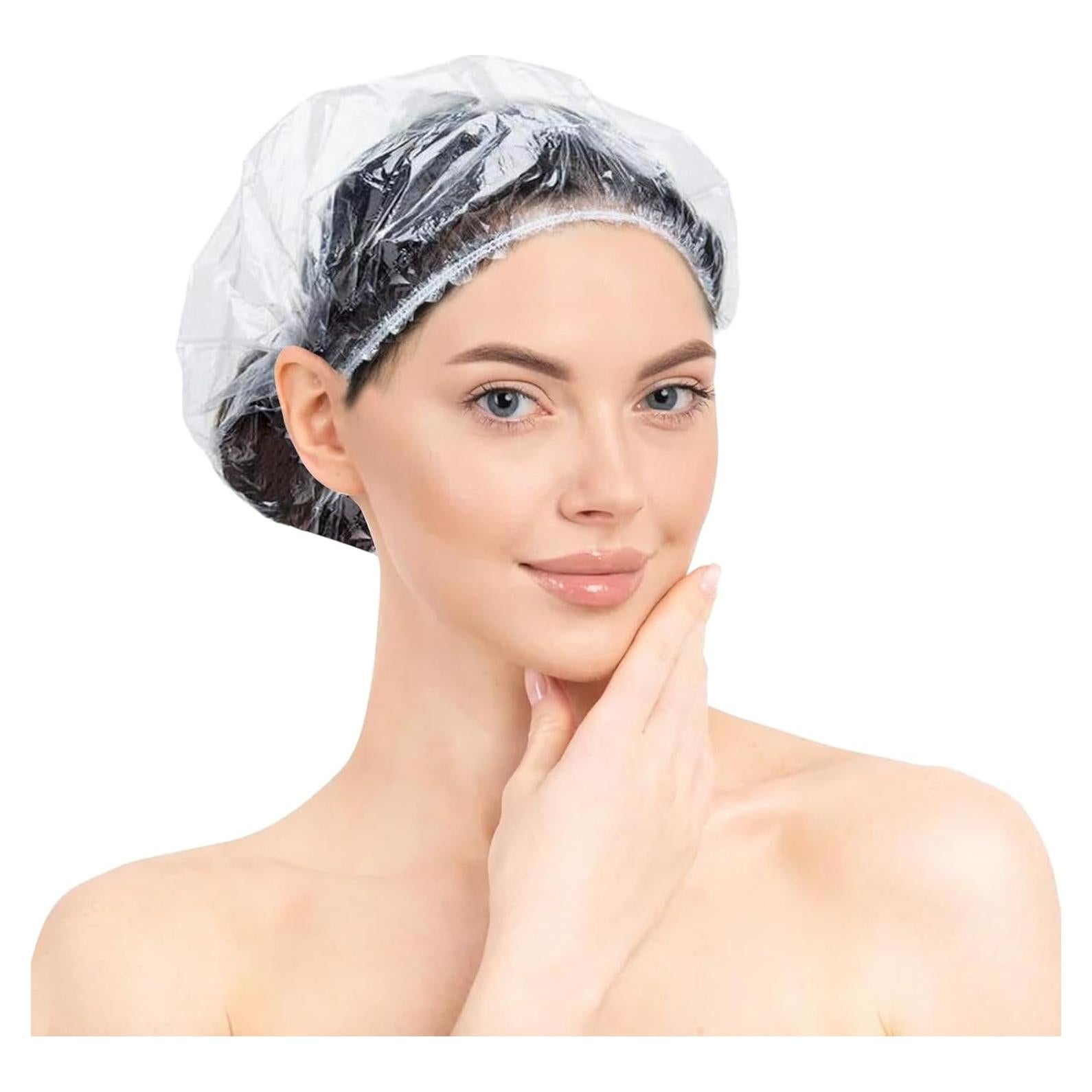 50 Gorros de Ducha Desechables Impermeables Youmylove