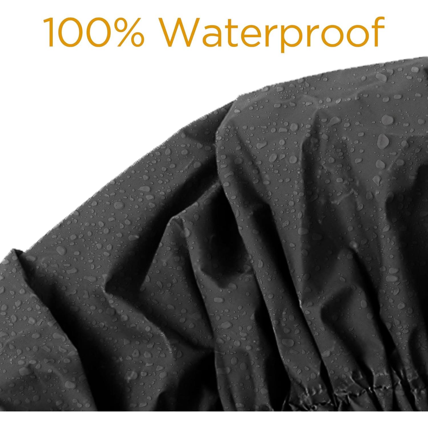 Gorro de Ducha DONNA Extra Grande Impermeable Negro 1PC