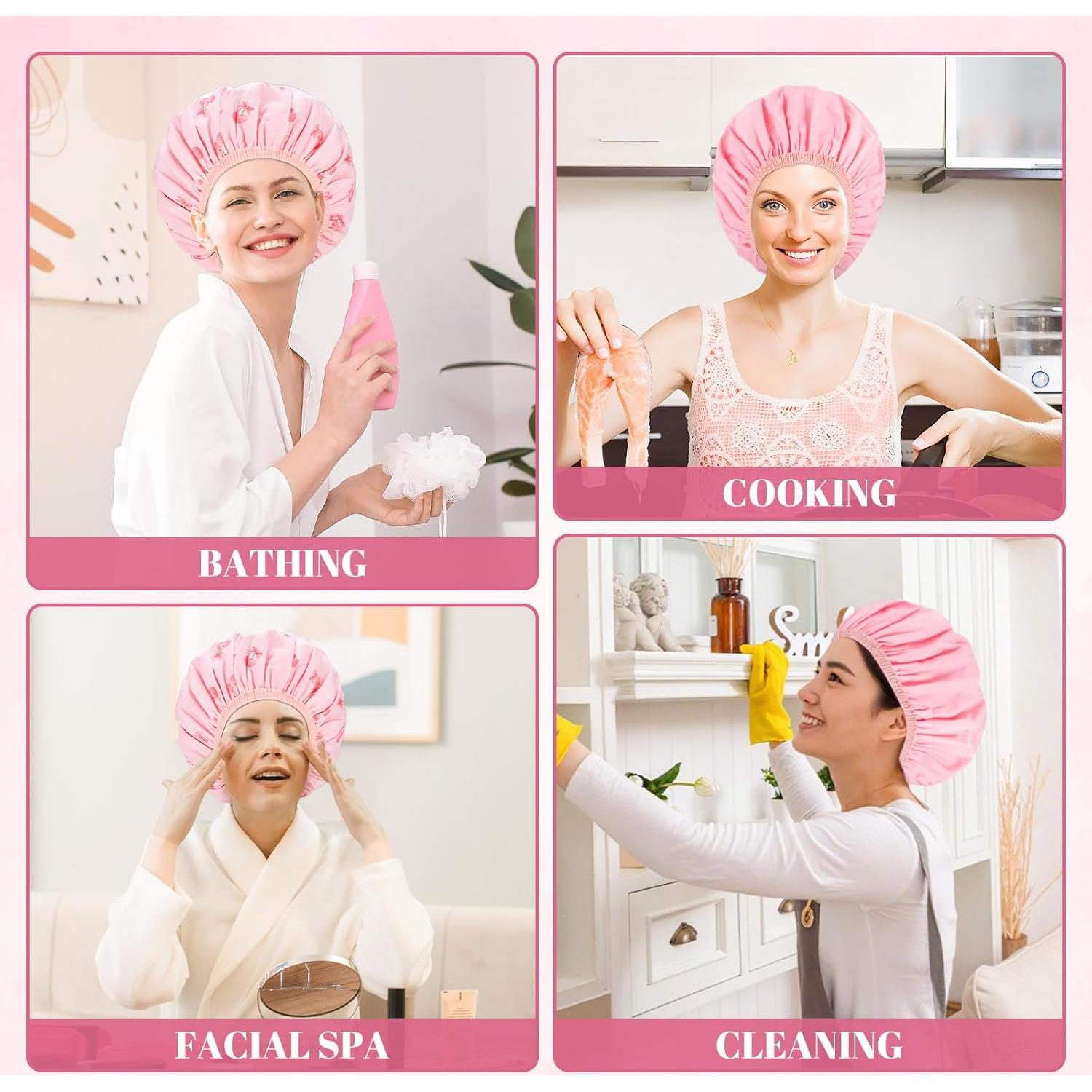 Gorro de Ducha Doble Cara Pengxiaomei Impermeable 32 cm