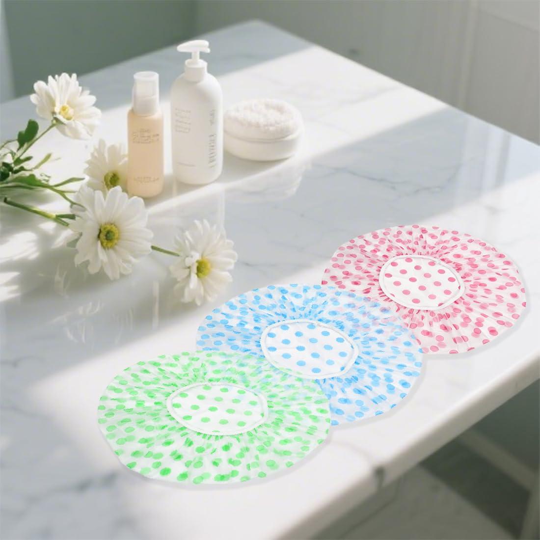 Paquete de 18 Gorras de Ducha Reutilizables FZWONVUC