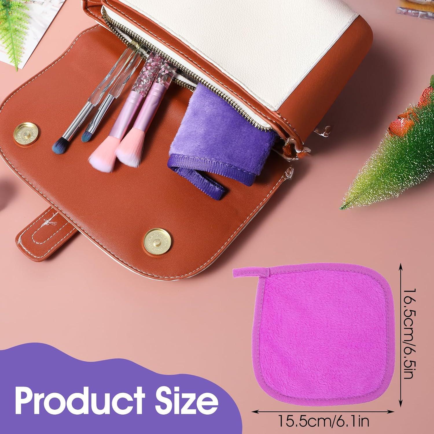 Paquete de 15 Toallitas Desmaquillantes Reutilizables TIESOME 16.5x15.5cm