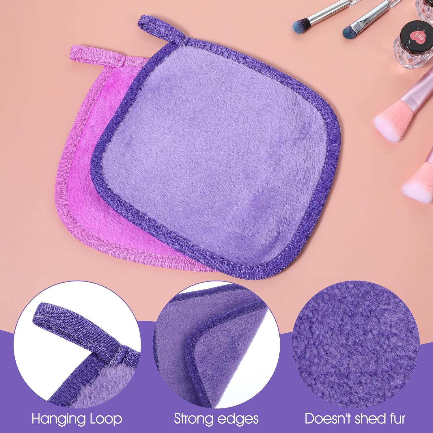 Paquete de 15 Toallitas Desmaquillantes Reutilizables TIESOME 16.5x15.5cm