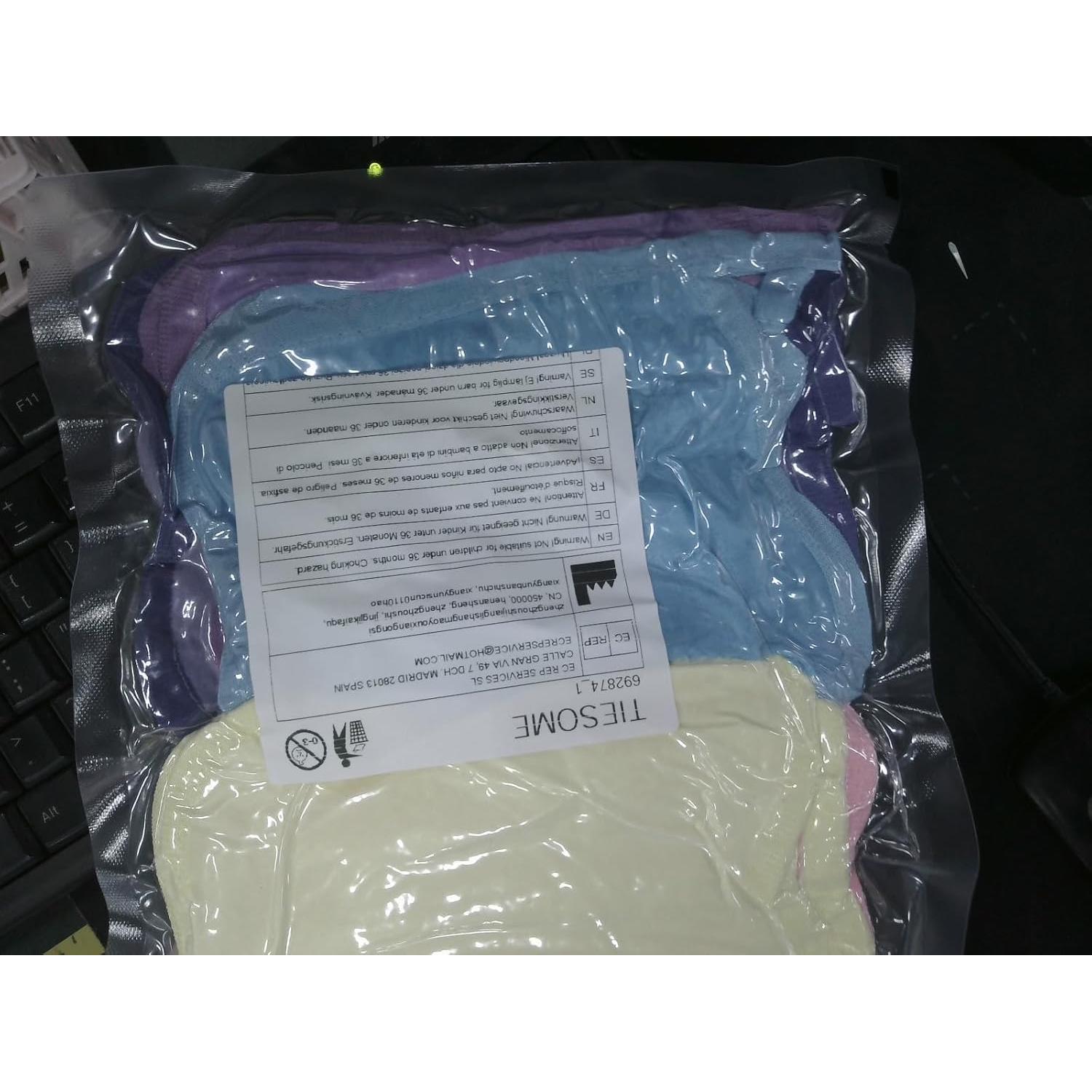 Paquete de 15 Toallitas Desmaquillantes Reutilizables TIESOME 16.5x15.5cm