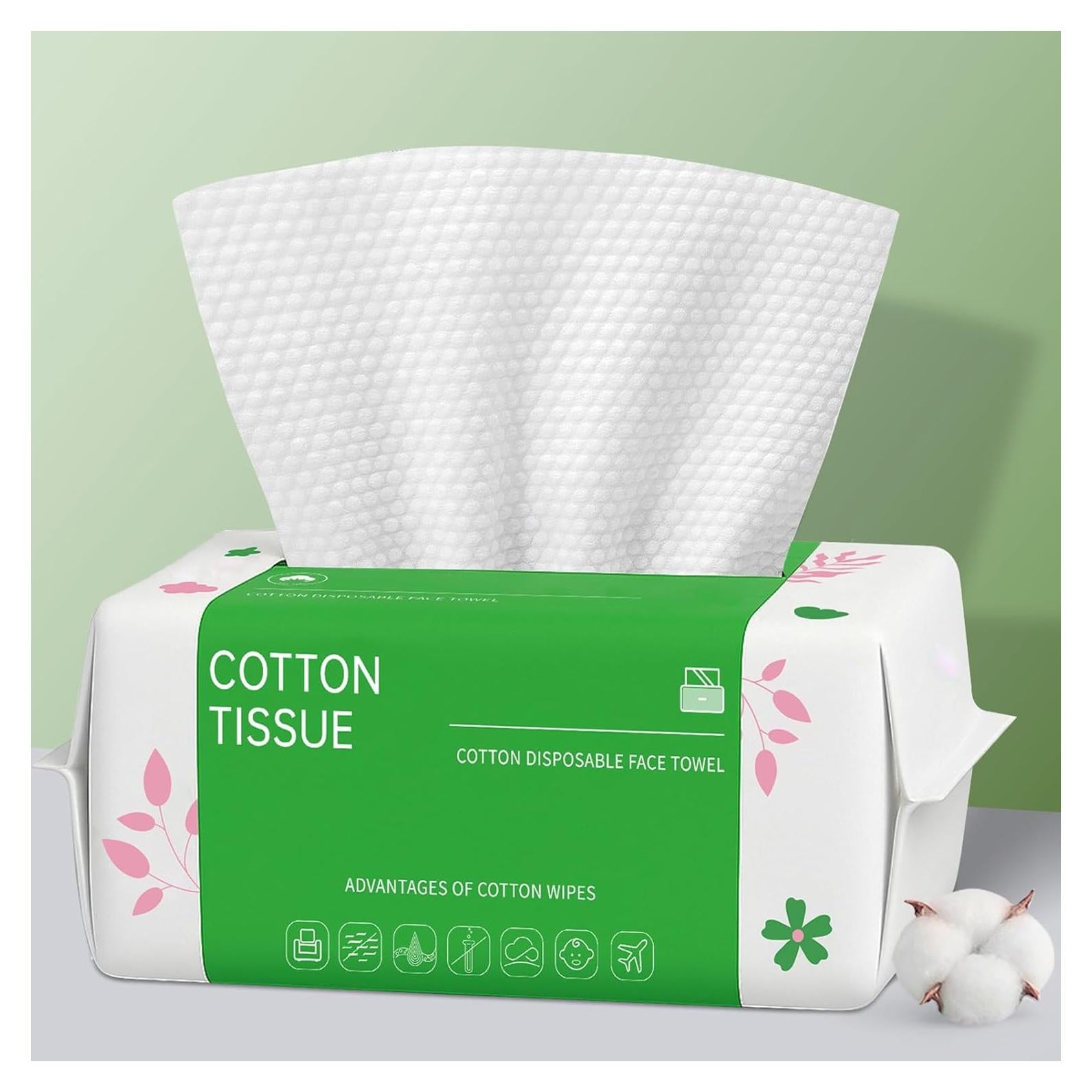 Toallas Faciales Desechables BFHKXW 100 Hojas Biodegradables