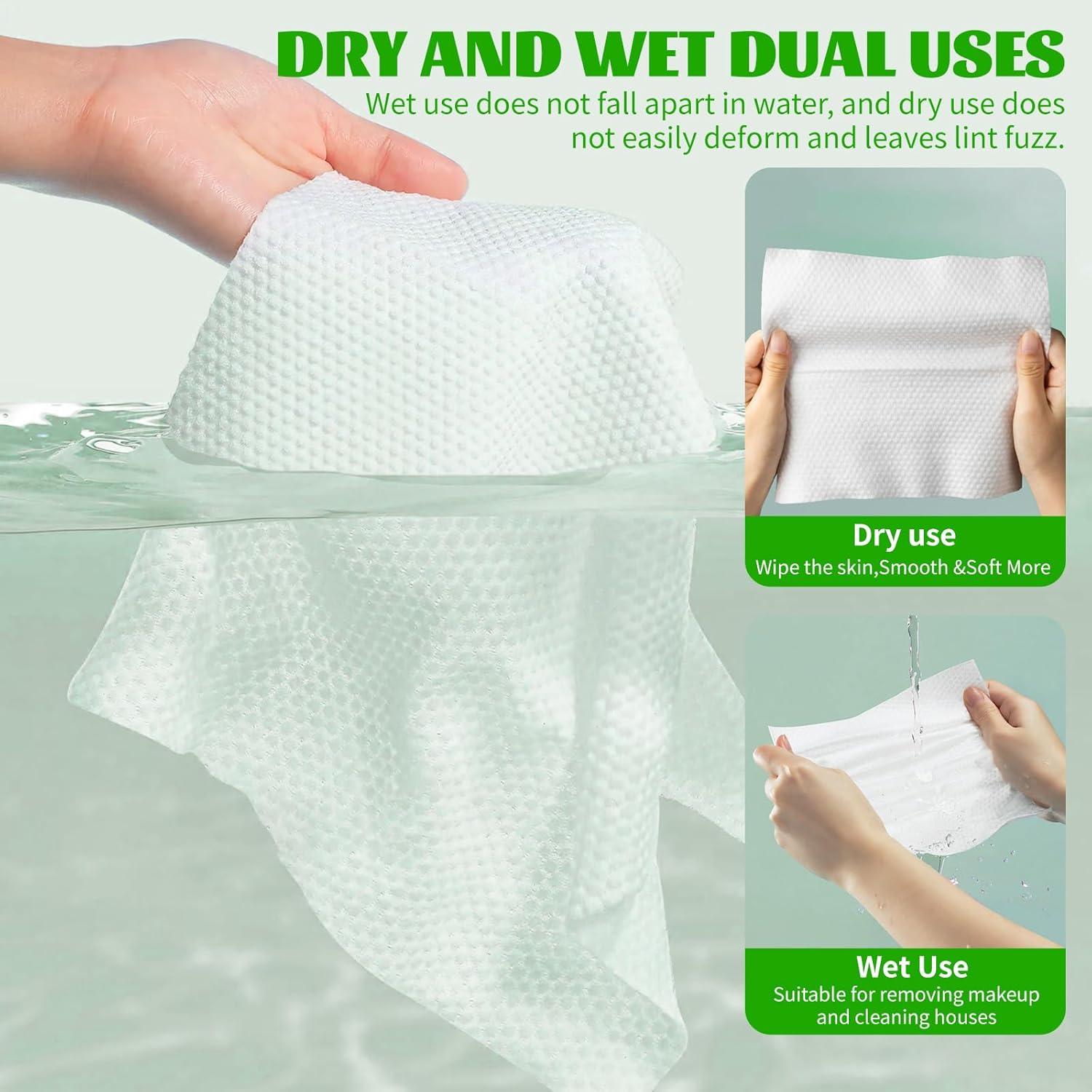 Toallas Faciales Desechables BFHKXW 100 Hojas Biodegradables