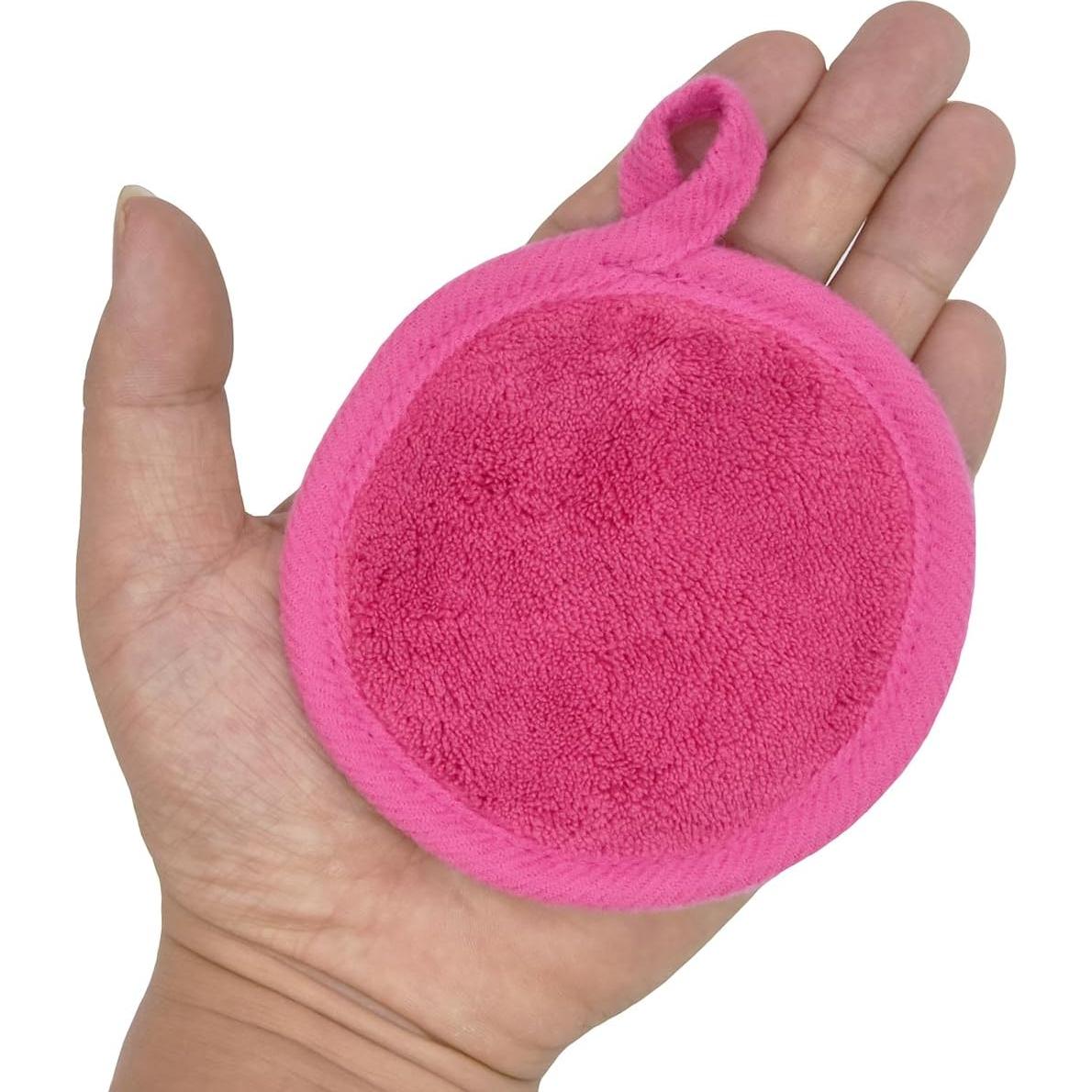 Discos Desmaquillantes Reutilizables BloomSesame 16 Unidades Microfibra Rosa